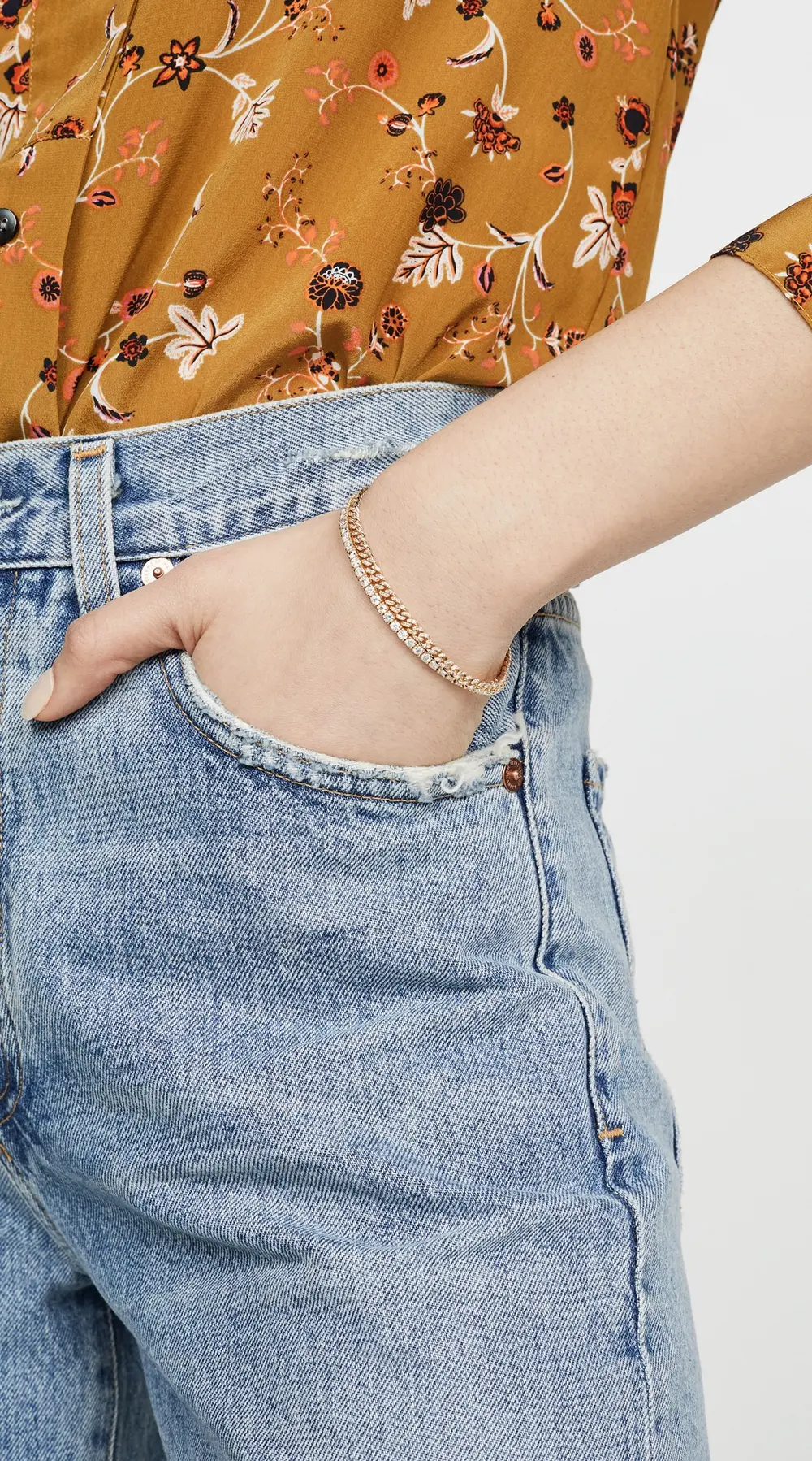 SHAY Baby Pave Link Bracelet