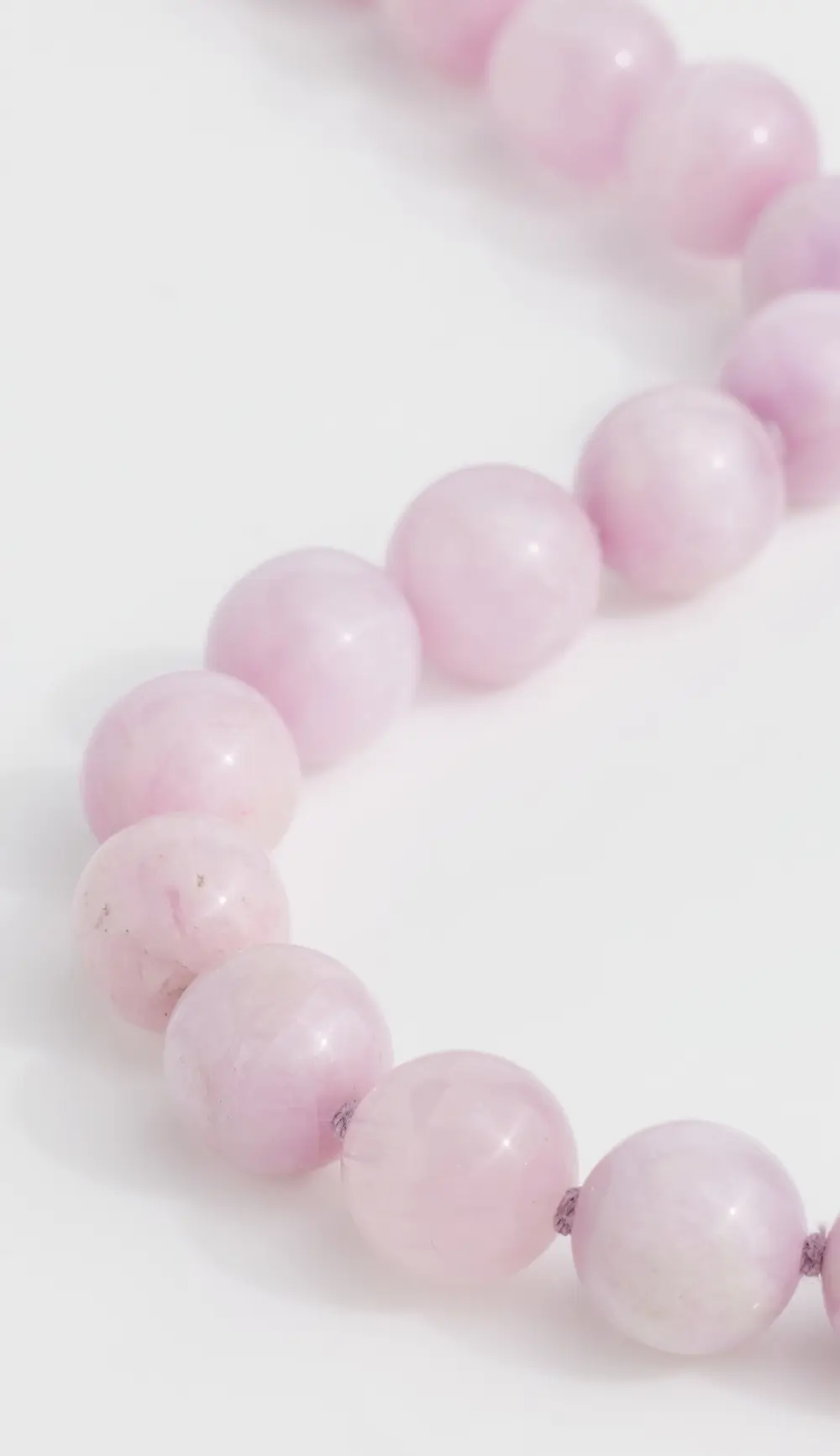 JIA JIA 14k Kunzite Double Long Sphere Necklace