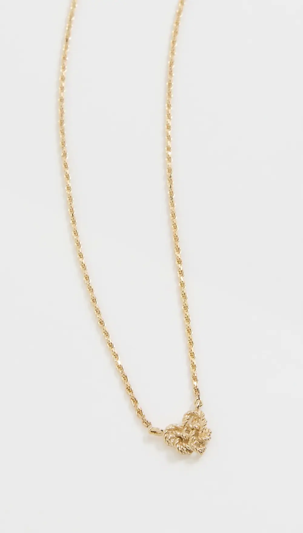 Isa Grutman 14k Love Knot Necklace