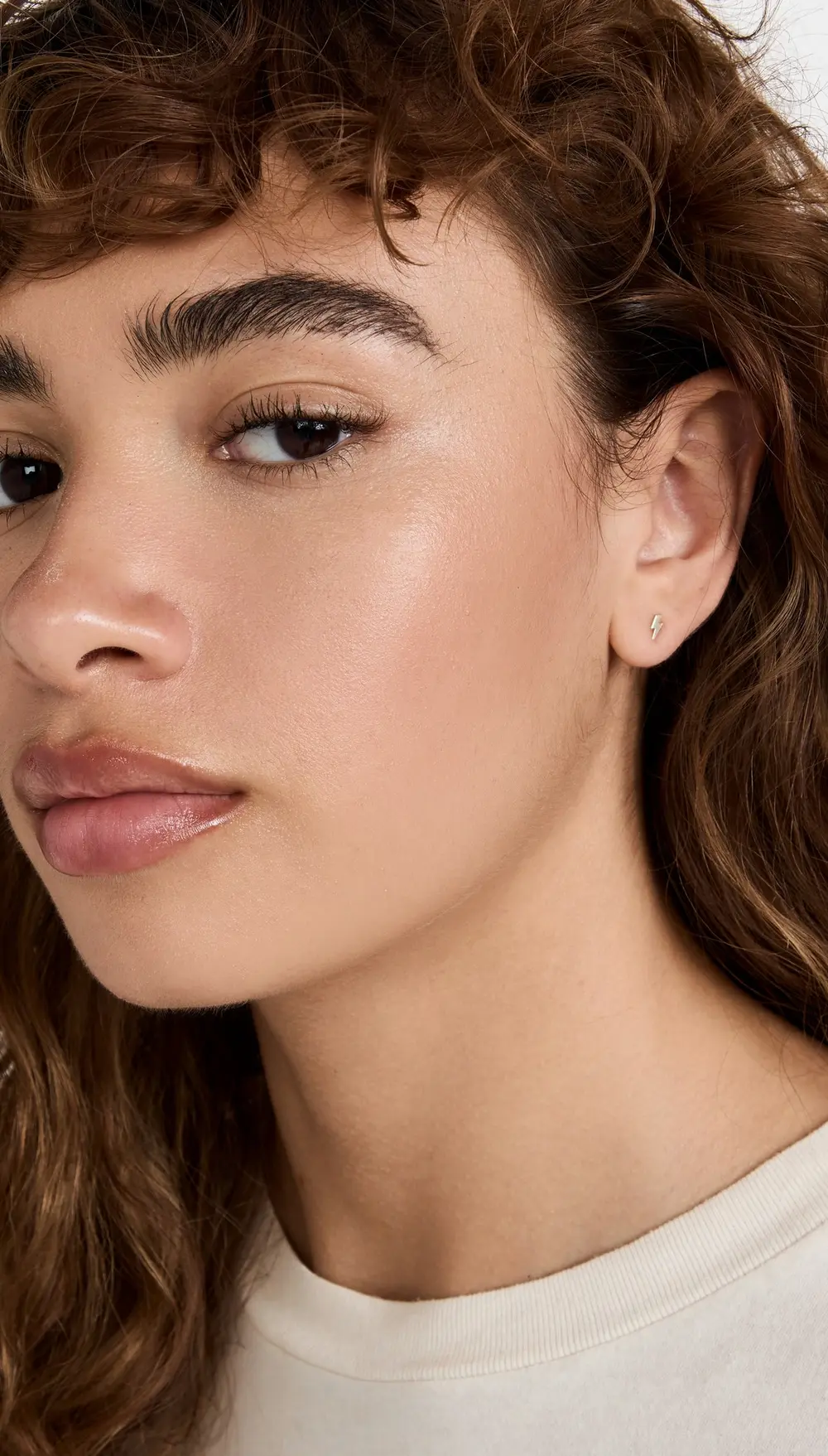 Zoe Chicco 14k Single Itty Bitty Lightning Bolt Stud Earring