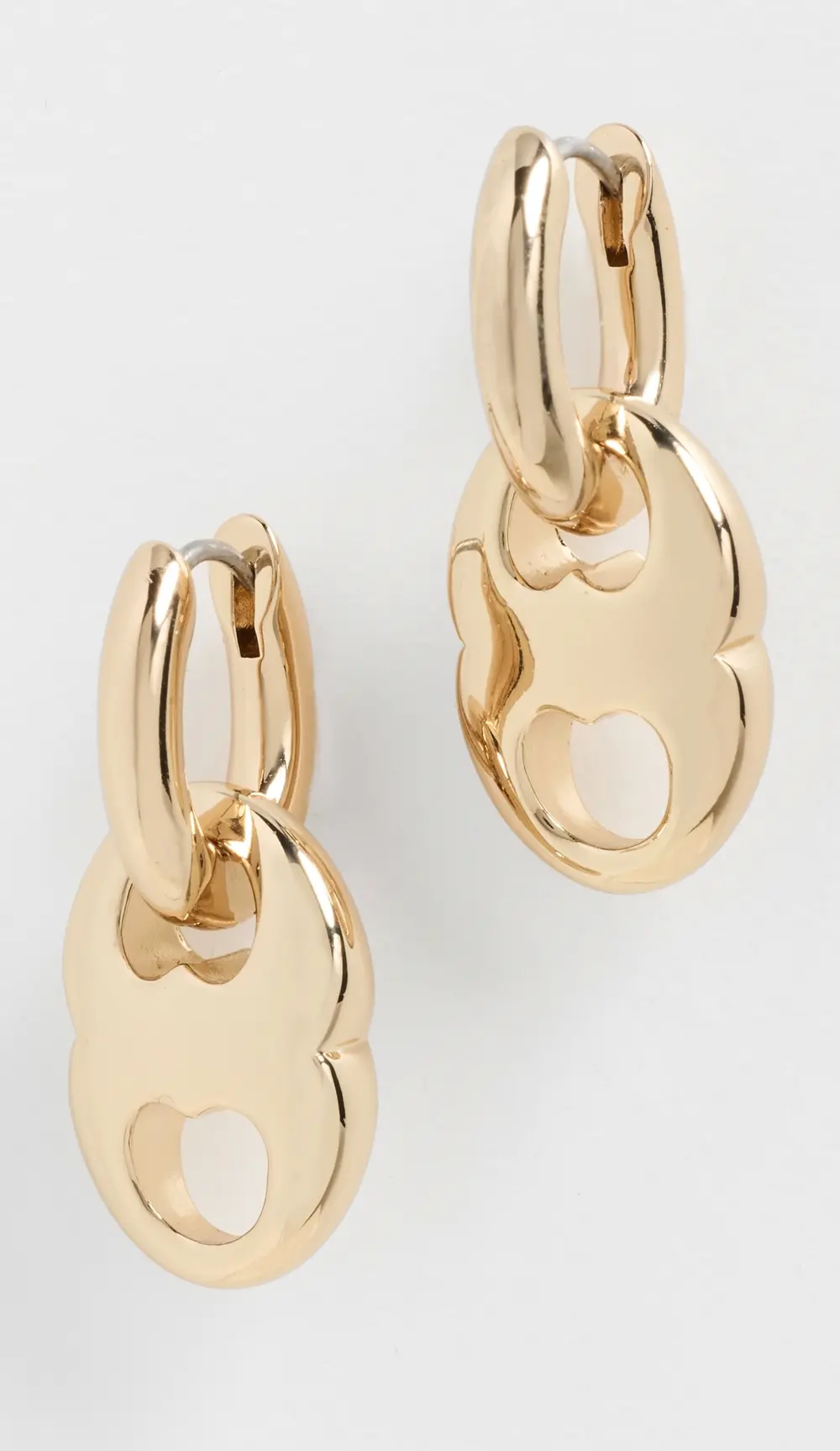 Tory Burch Small Gemini Link Hoop Earrings