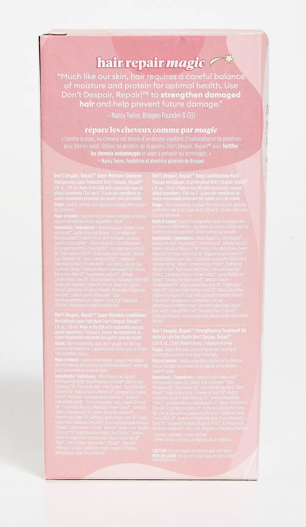 Briogeo Don't Despair, Repair! Strengthening Hair Care Minis