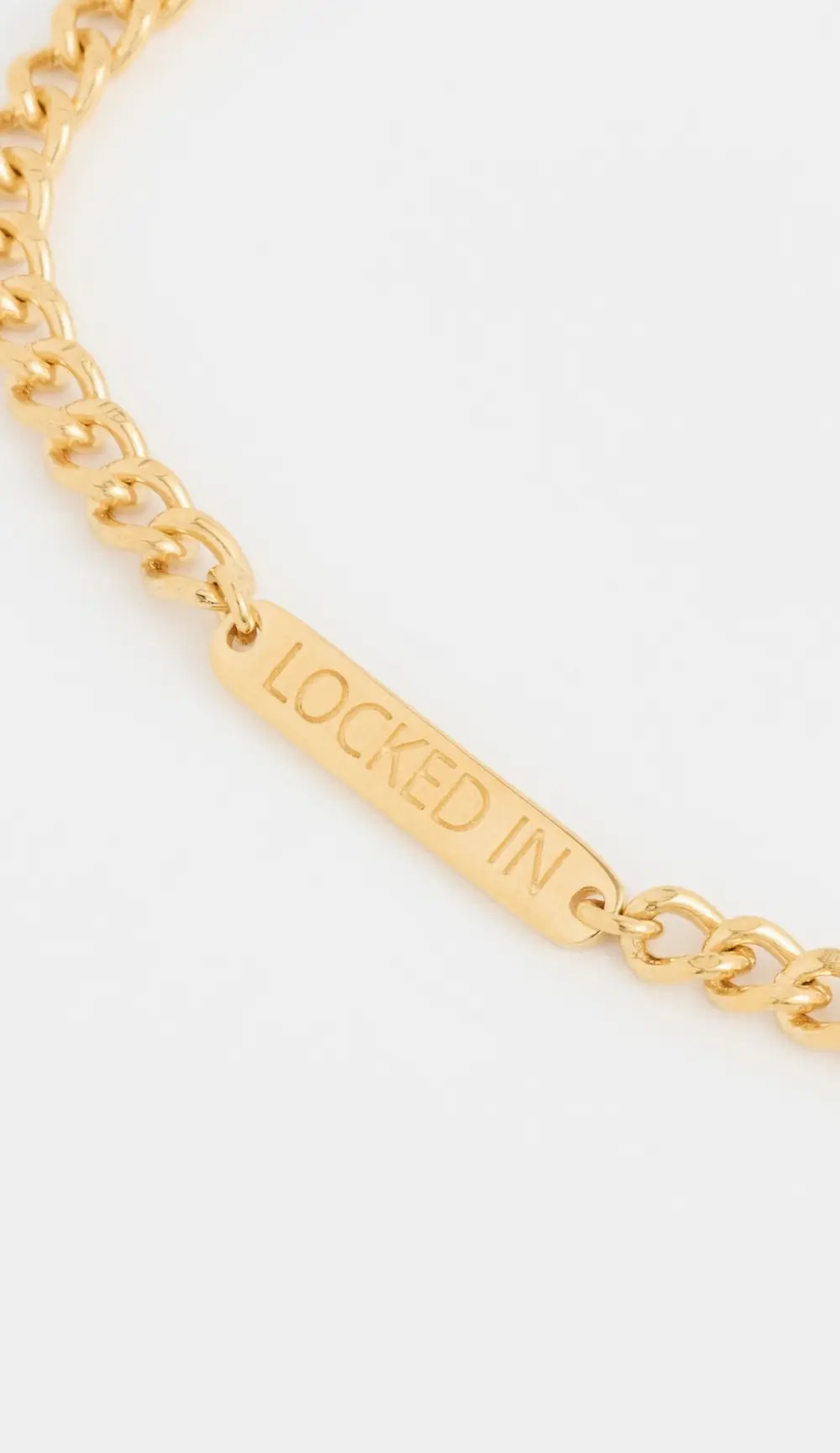 Gwen Beloti Locked in Gold Link Bracelet