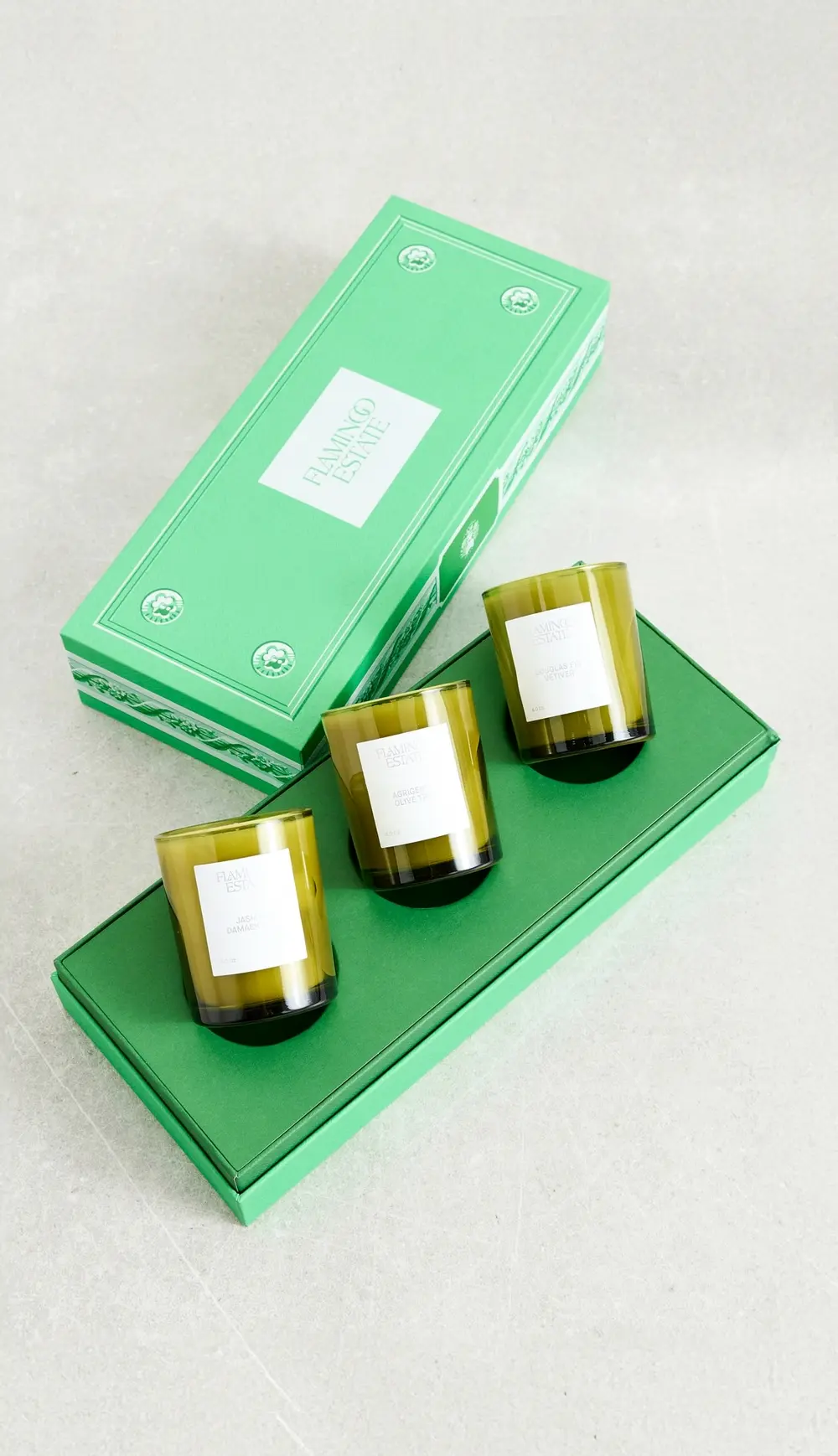 Flamingo Estate Mini Three Sisters Candle Set