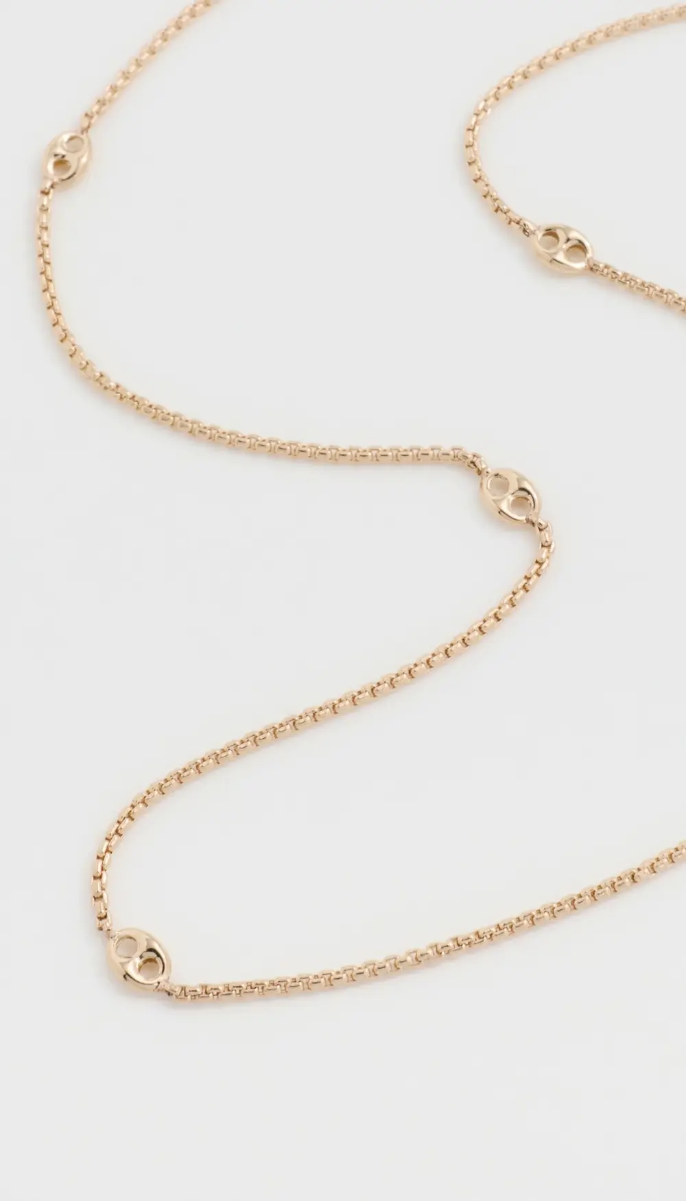 Zoe Chicco 14k Gold Mariner Box Chain Necklace