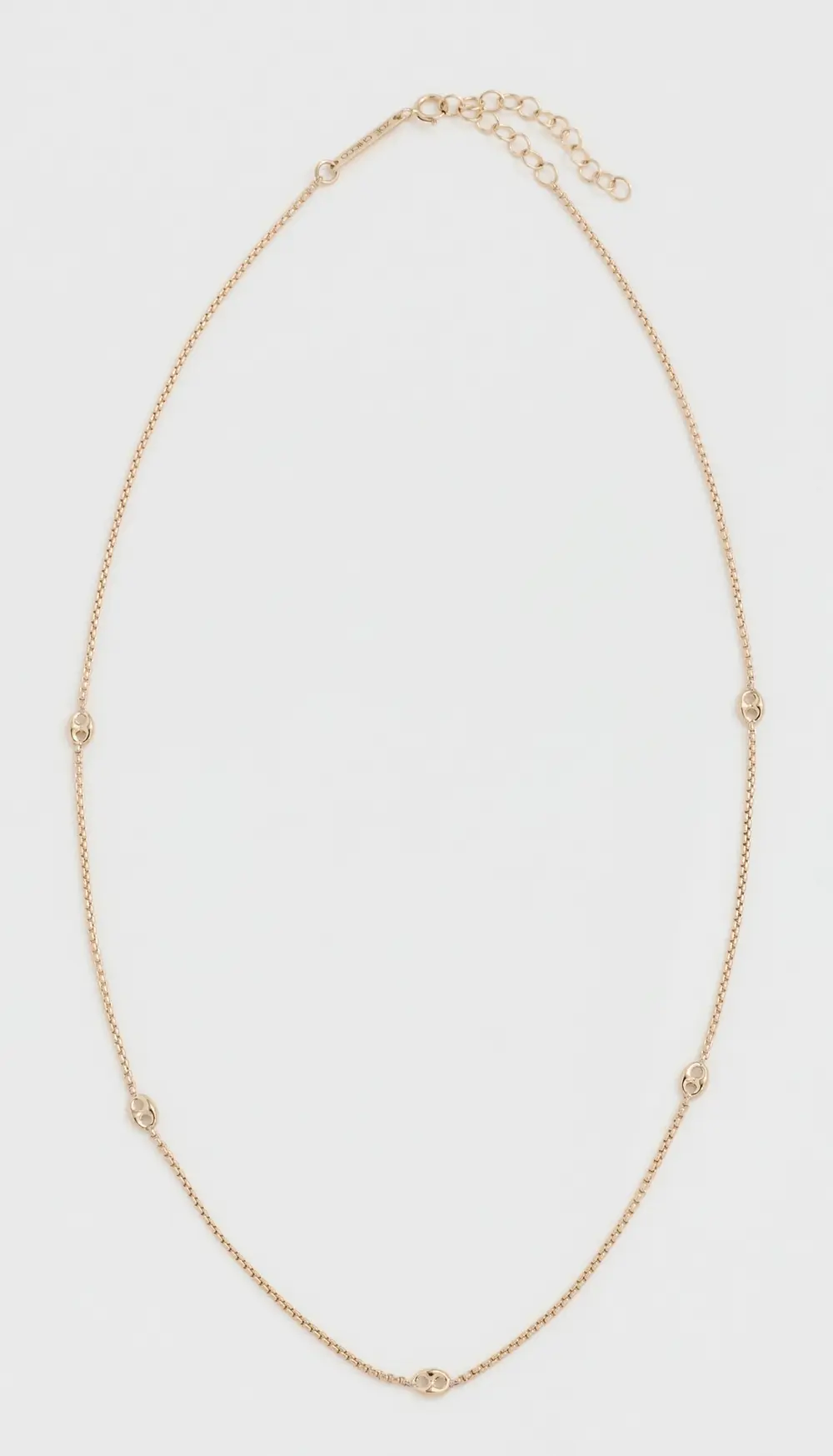 Zoe Chicco 14k Gold Mariner Box Chain Necklace