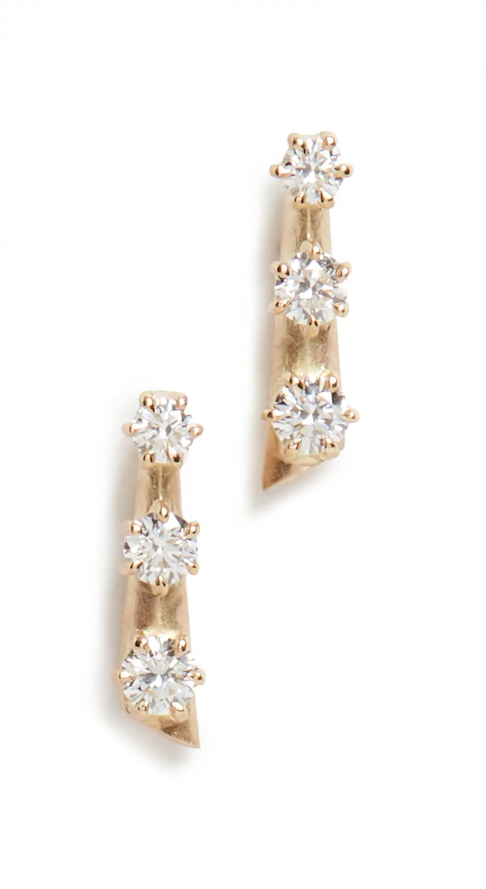 Jade Trau 18k Kismet Bar Studs