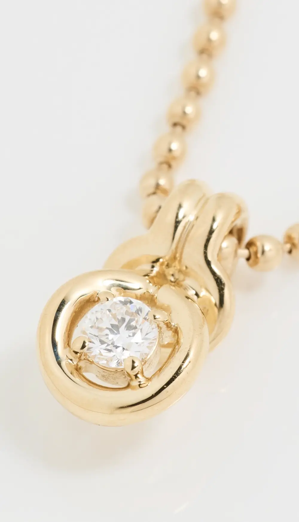 Melissa Kaye 18k Rocky Pendant Necklace