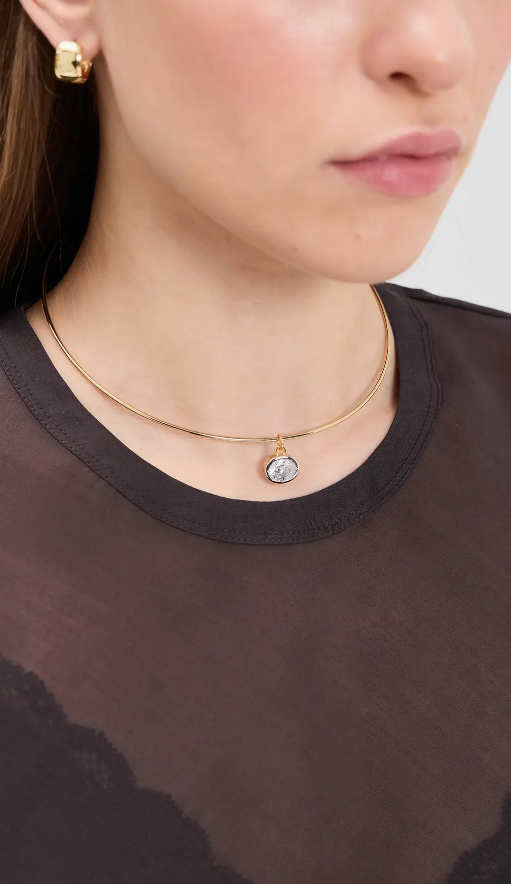 Luv Aj The Marais Pendant Gold Wire Necklace