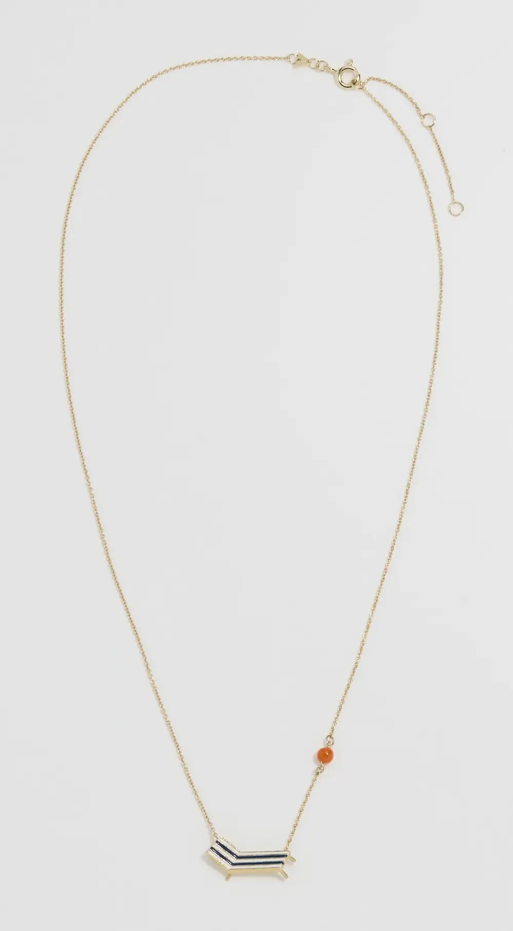 ALIITA Beach Chair Enamel Necklace