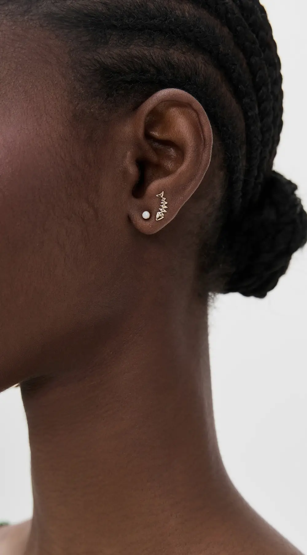 Sydney Evan 14k Fishbone Studs