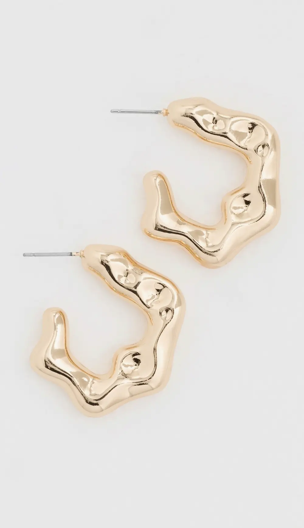 Ettika Bubble Wave Hoop Earrings