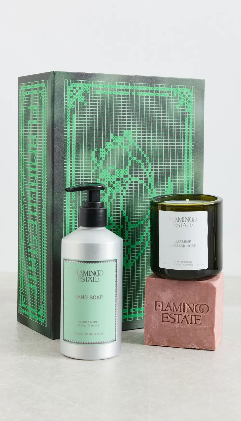 Flamingo Estate Jasmine & Rose Bath Set
