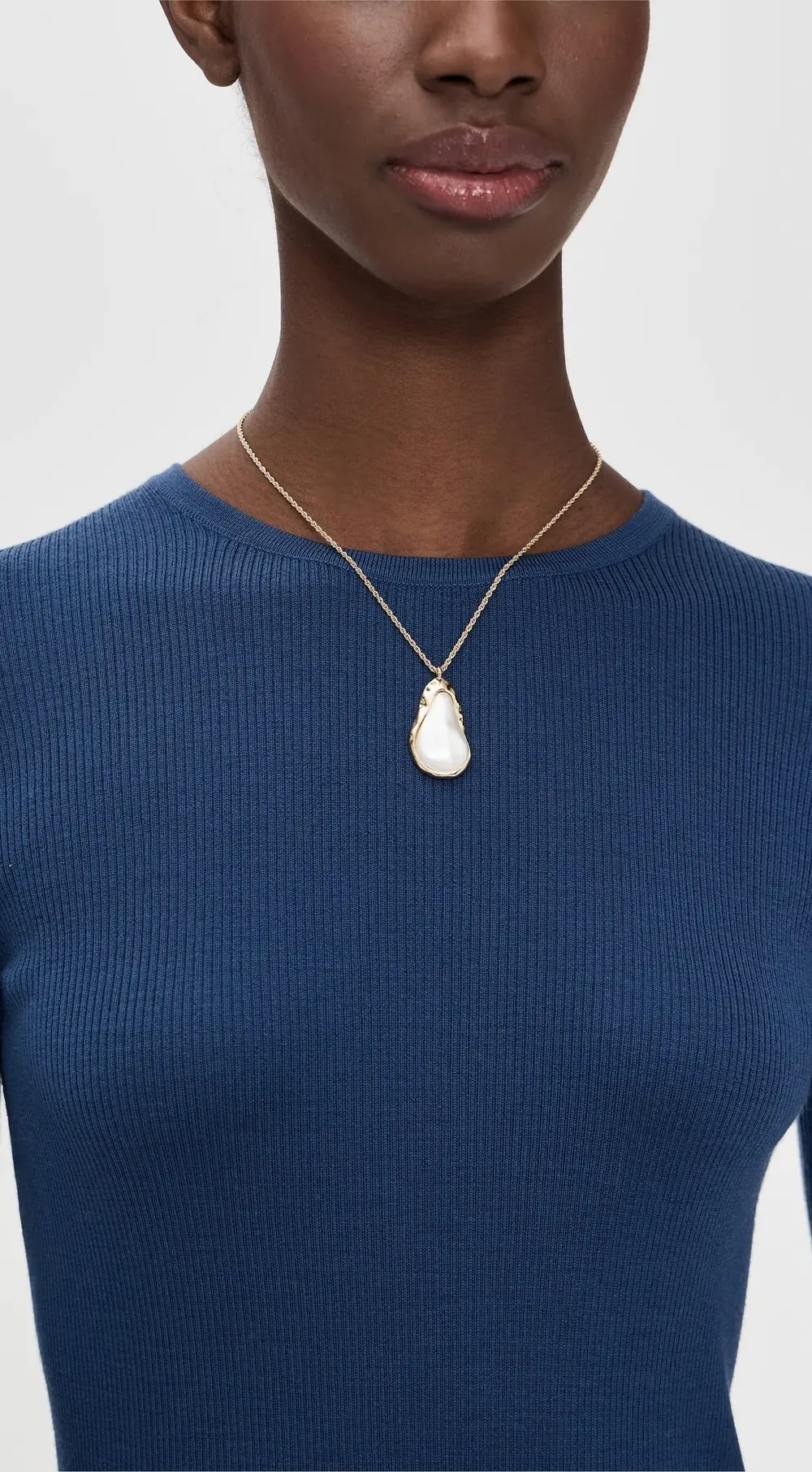 Ettika Hidden Pearl Pendant Necklace