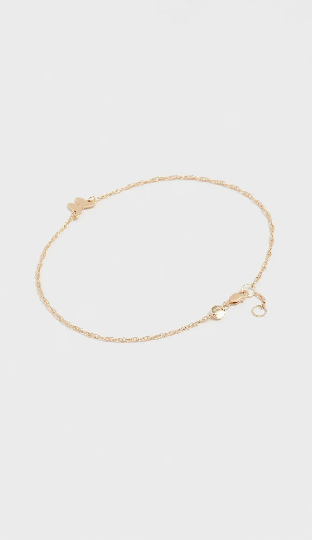 Jennifer Zeuner Jewelry Butterfly Anklet