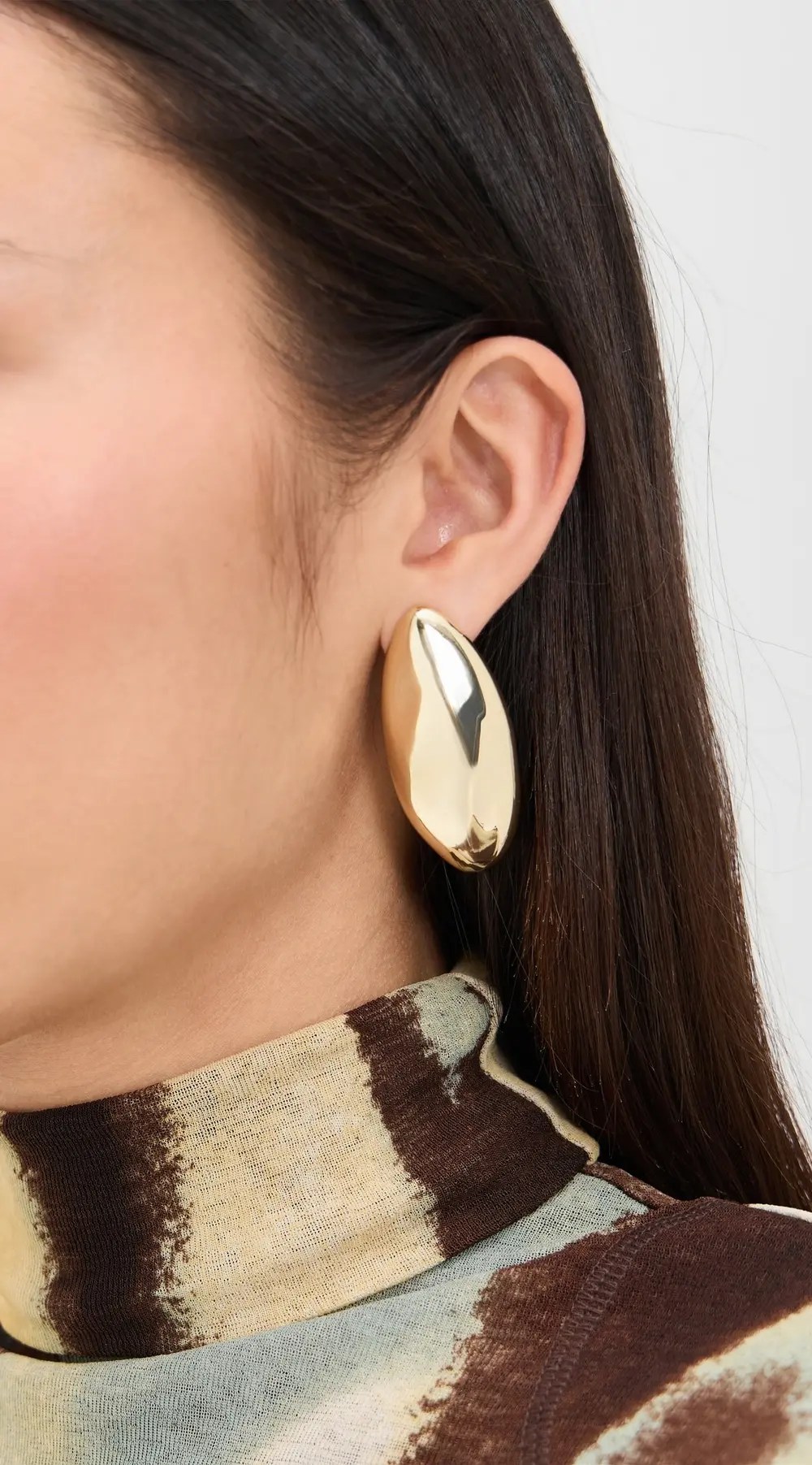 Luv Aj The XL Chrome Orb Studs