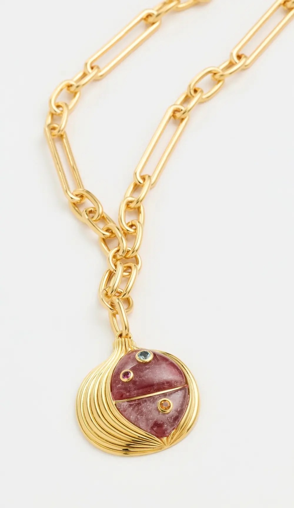 Lizzie Fortunato Pomegranate Pendant Necklace
