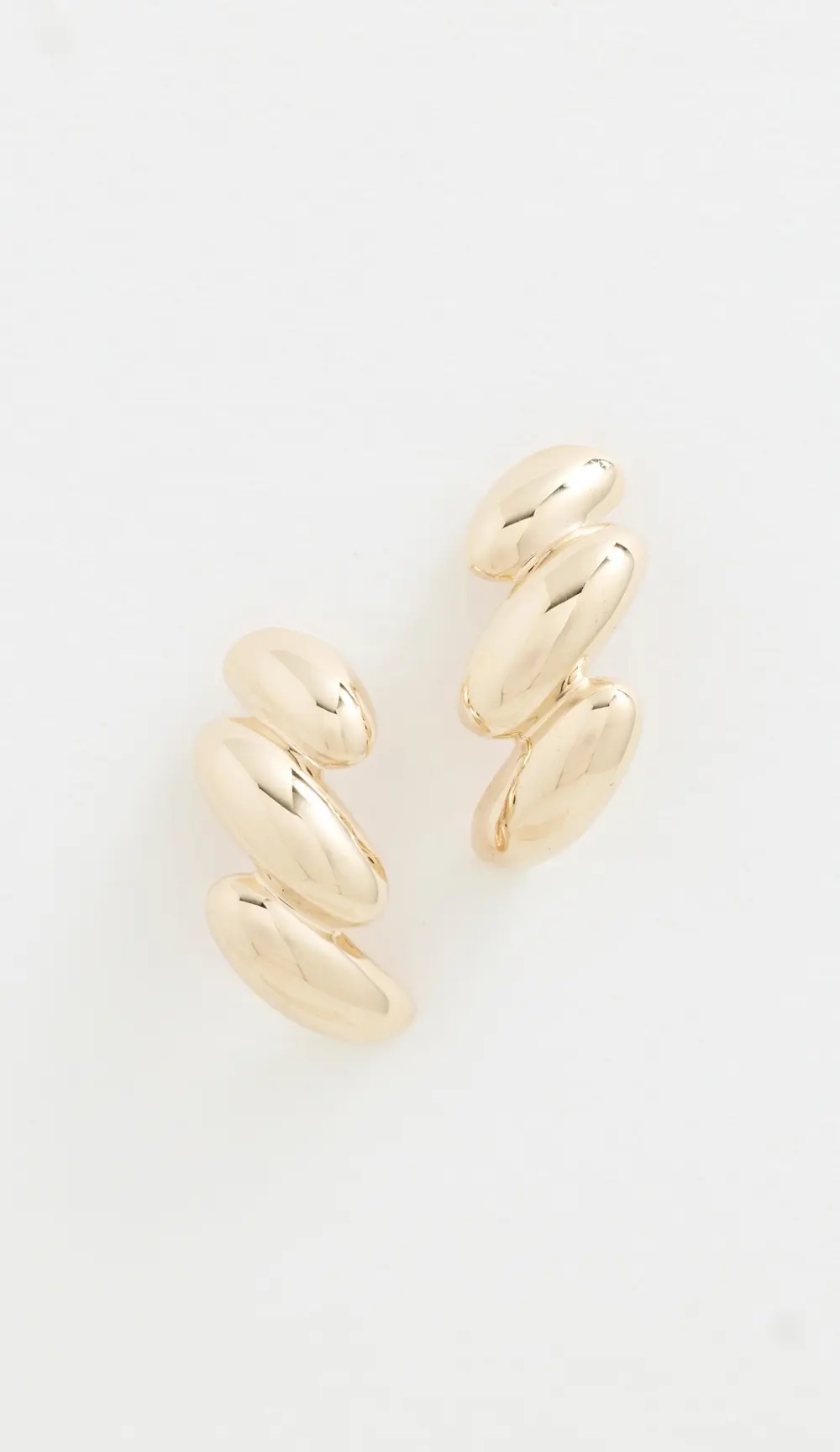 Zoe Chicco 14k Gold San Marco Solid Half Huggie Hoop Earrings