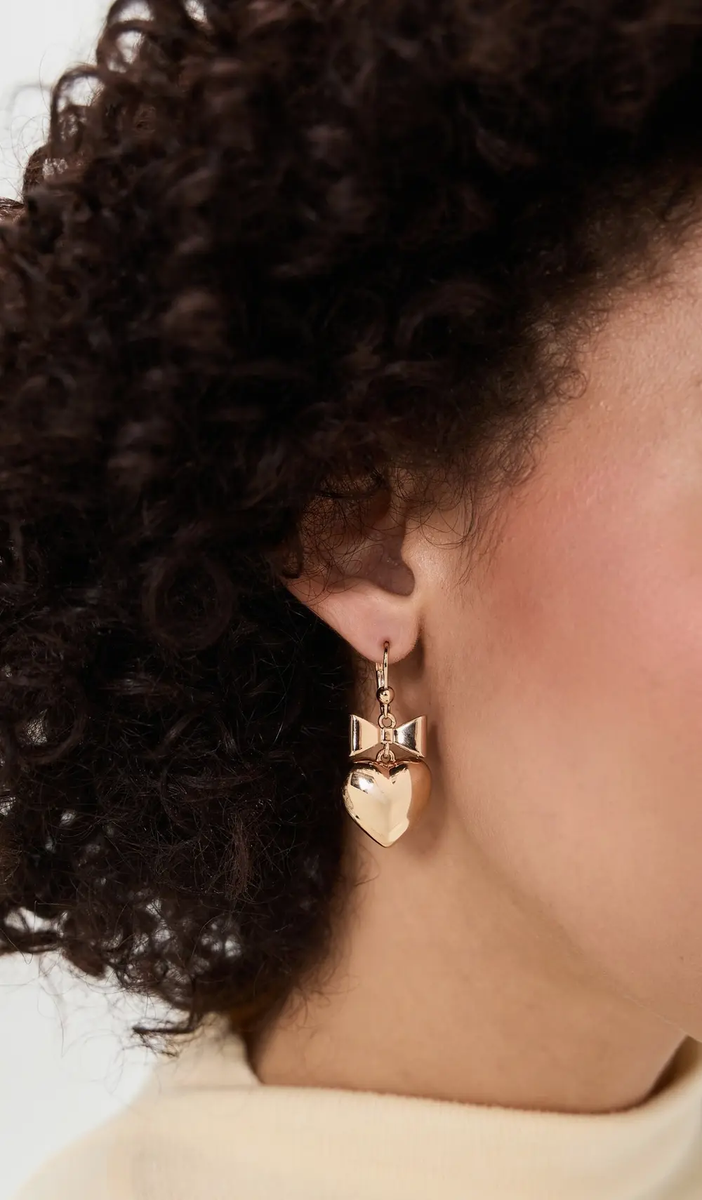 Tory Burch Curiosity Heart and Bow Earrings