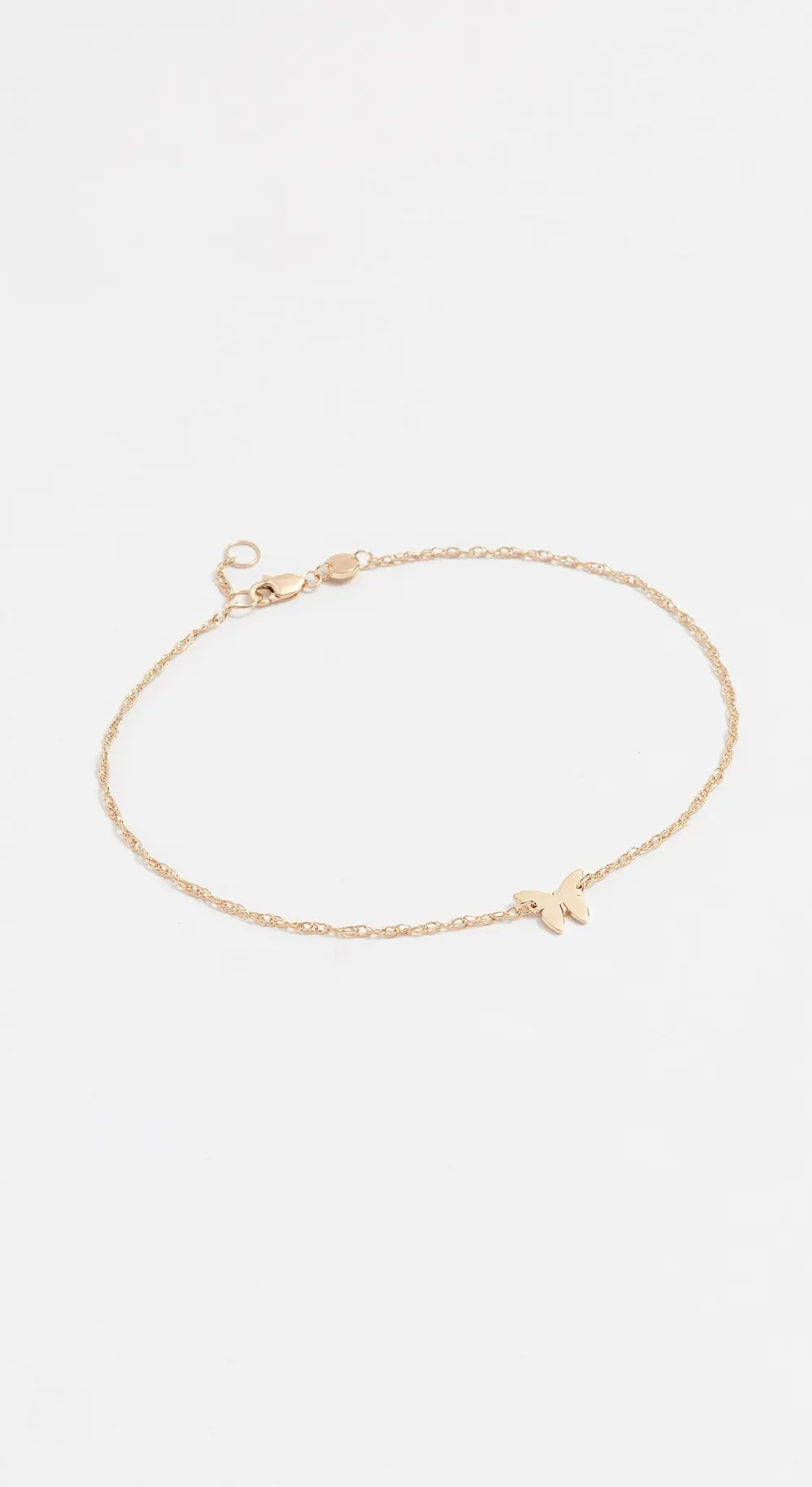 Jennifer Zeuner Jewelry Butterfly Anklet
