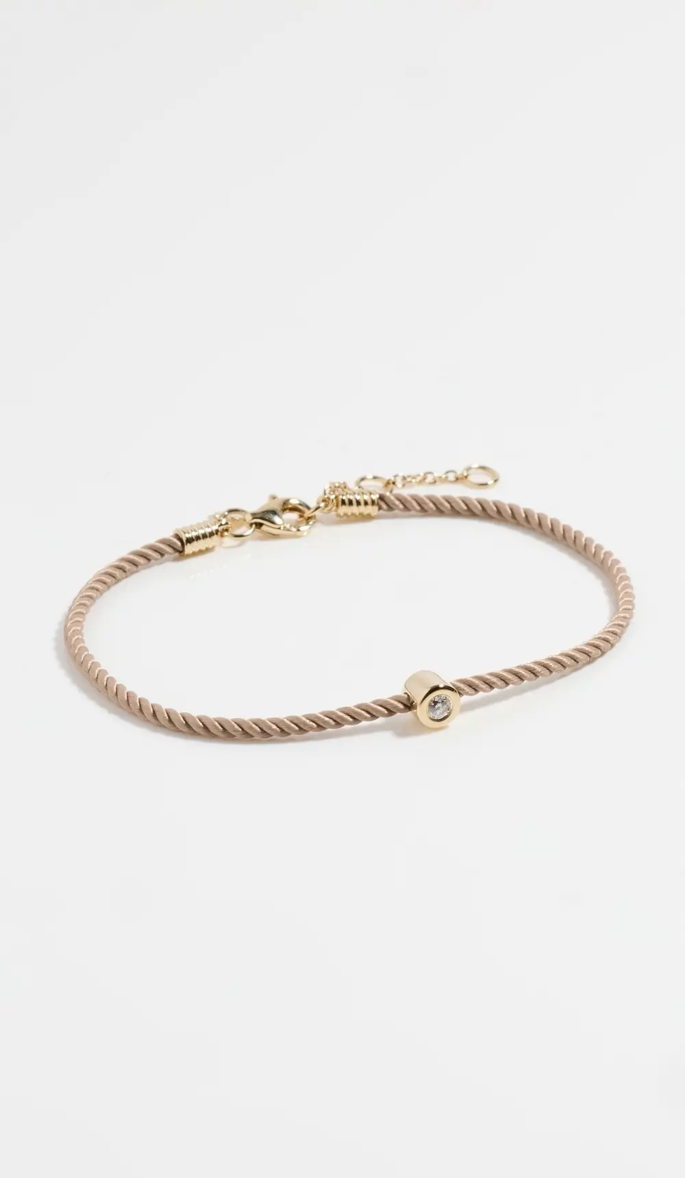 EF Collection 14k Diamond Pillow Cord Bracelet
