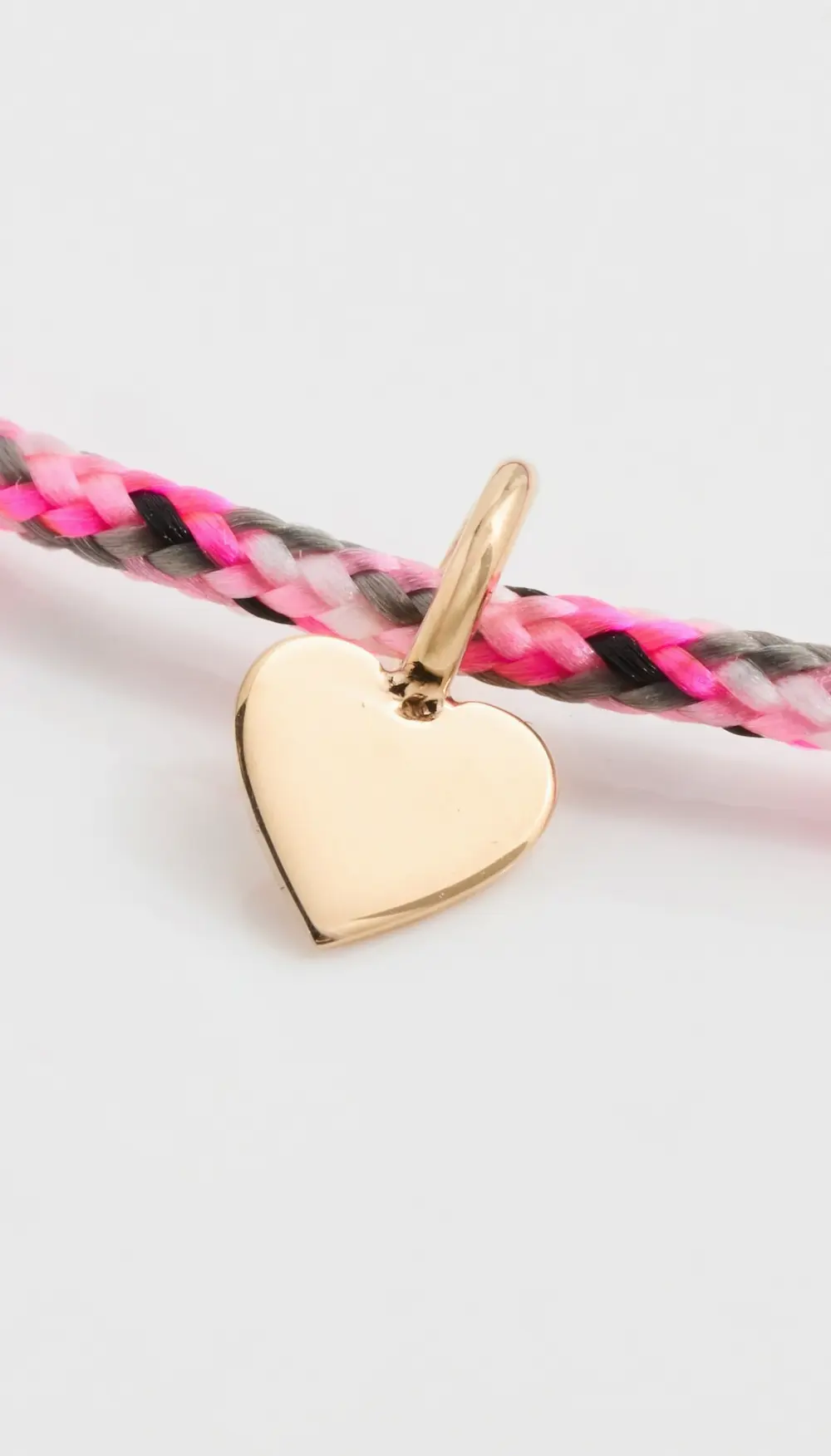 Zoe Chicco 14k Midi Bitty Heart Paracord Bracelet