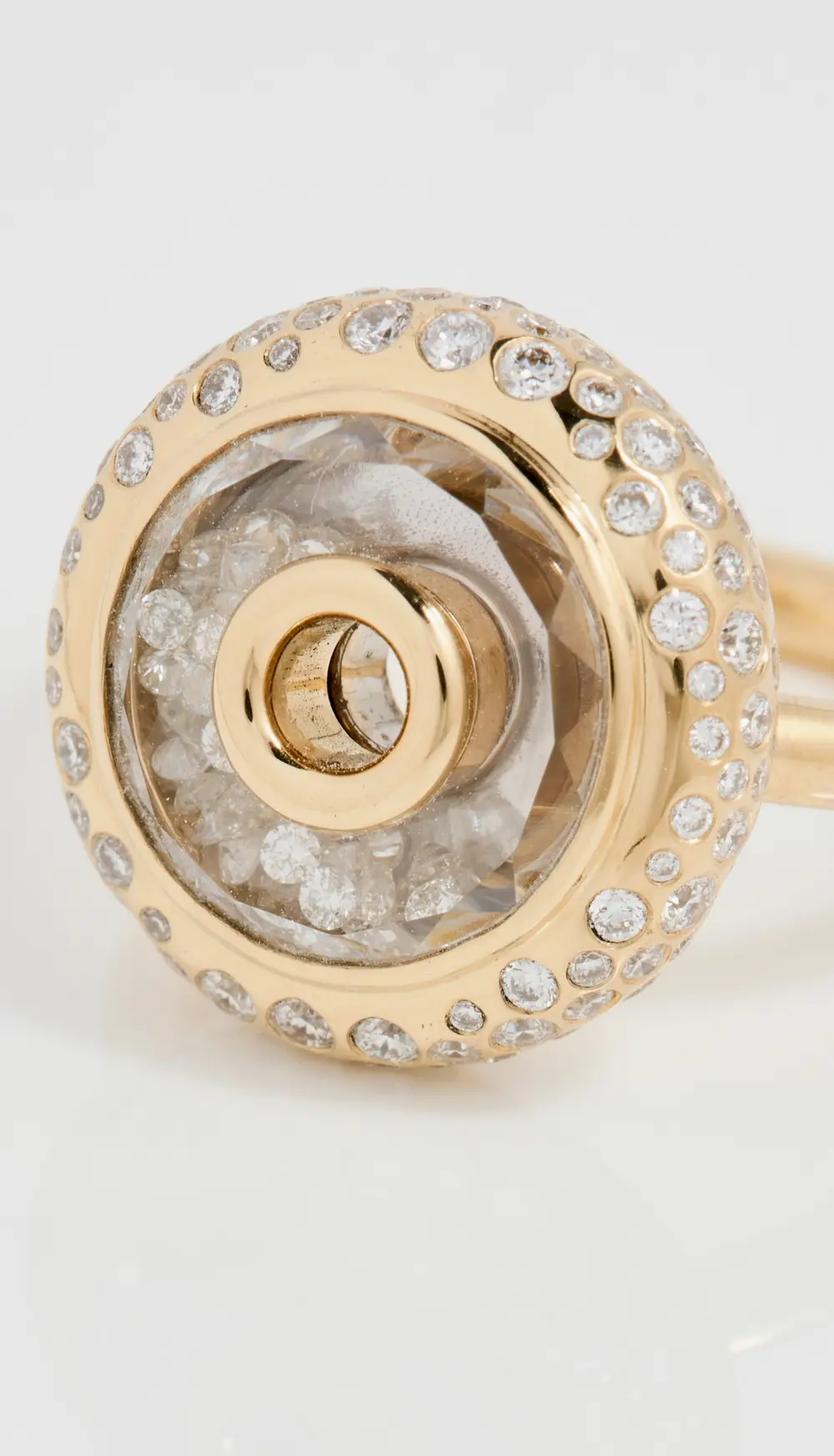 Moritz Glik 18k Roda Pave Ring