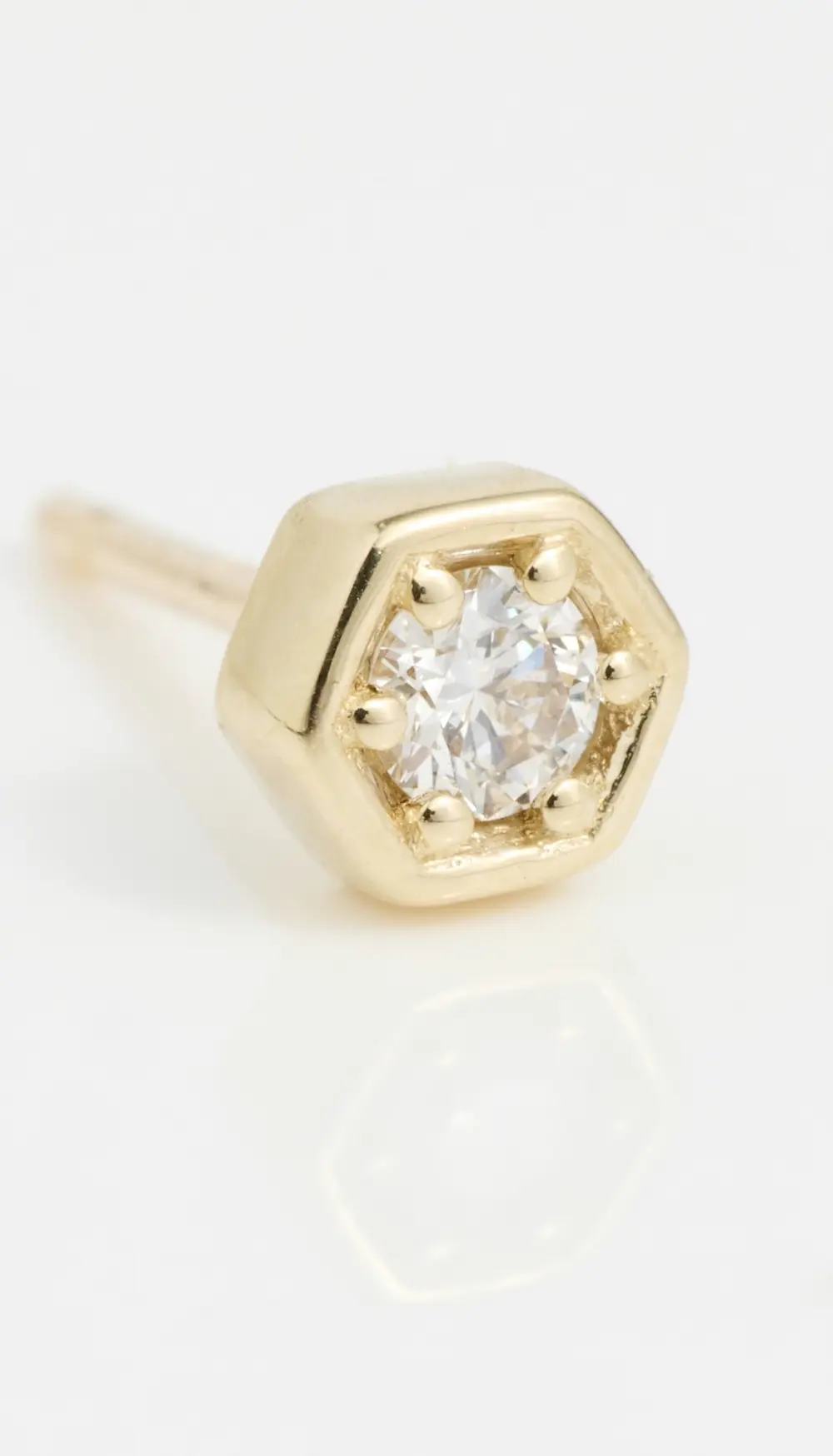 Ariel Gordon Jewelry Diamond Hex Studs