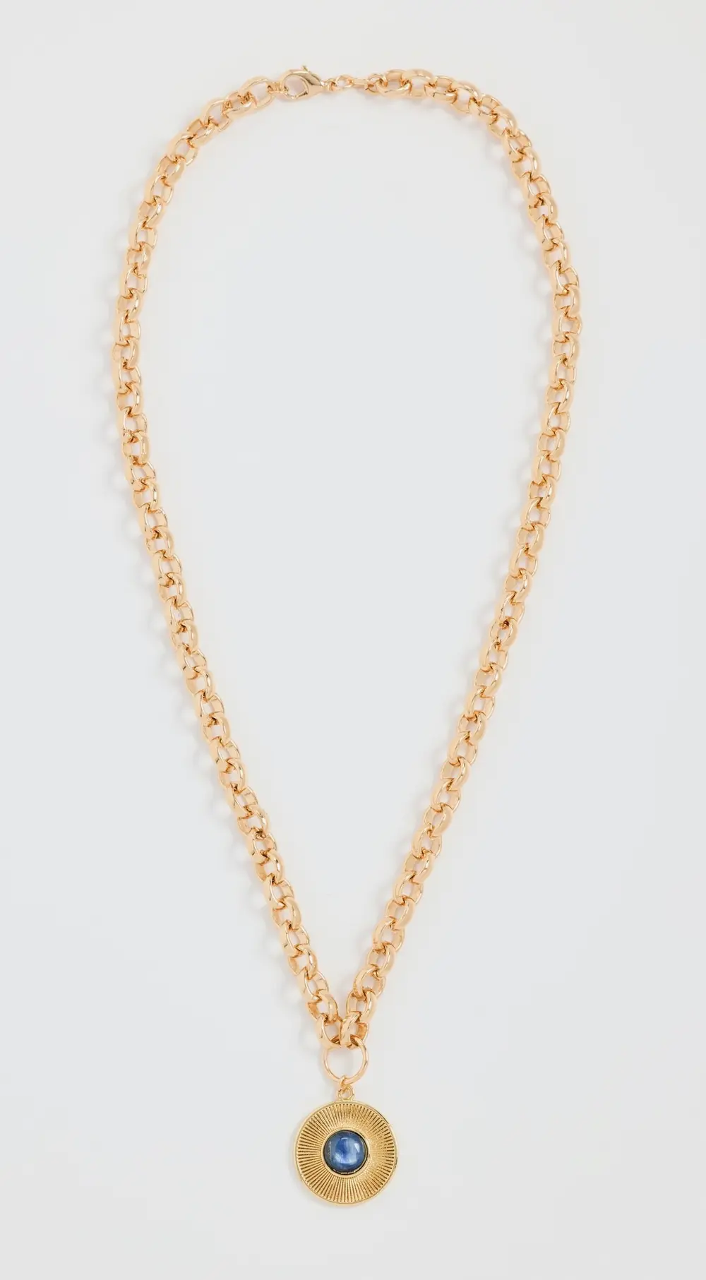 Alexa Leigh Blue Tiger Eye Sunburst Necklace