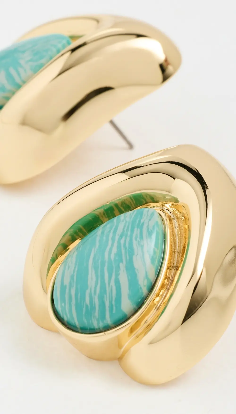 Lele Sadoughi Laurel Button Earrings