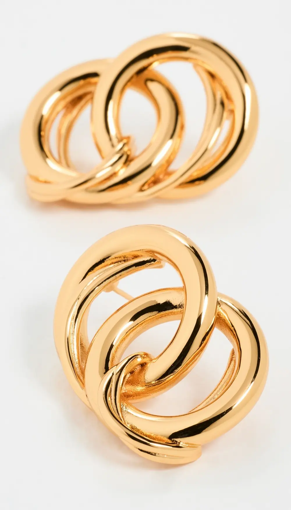 Galley Los Angeles Triple Infinity Earrings