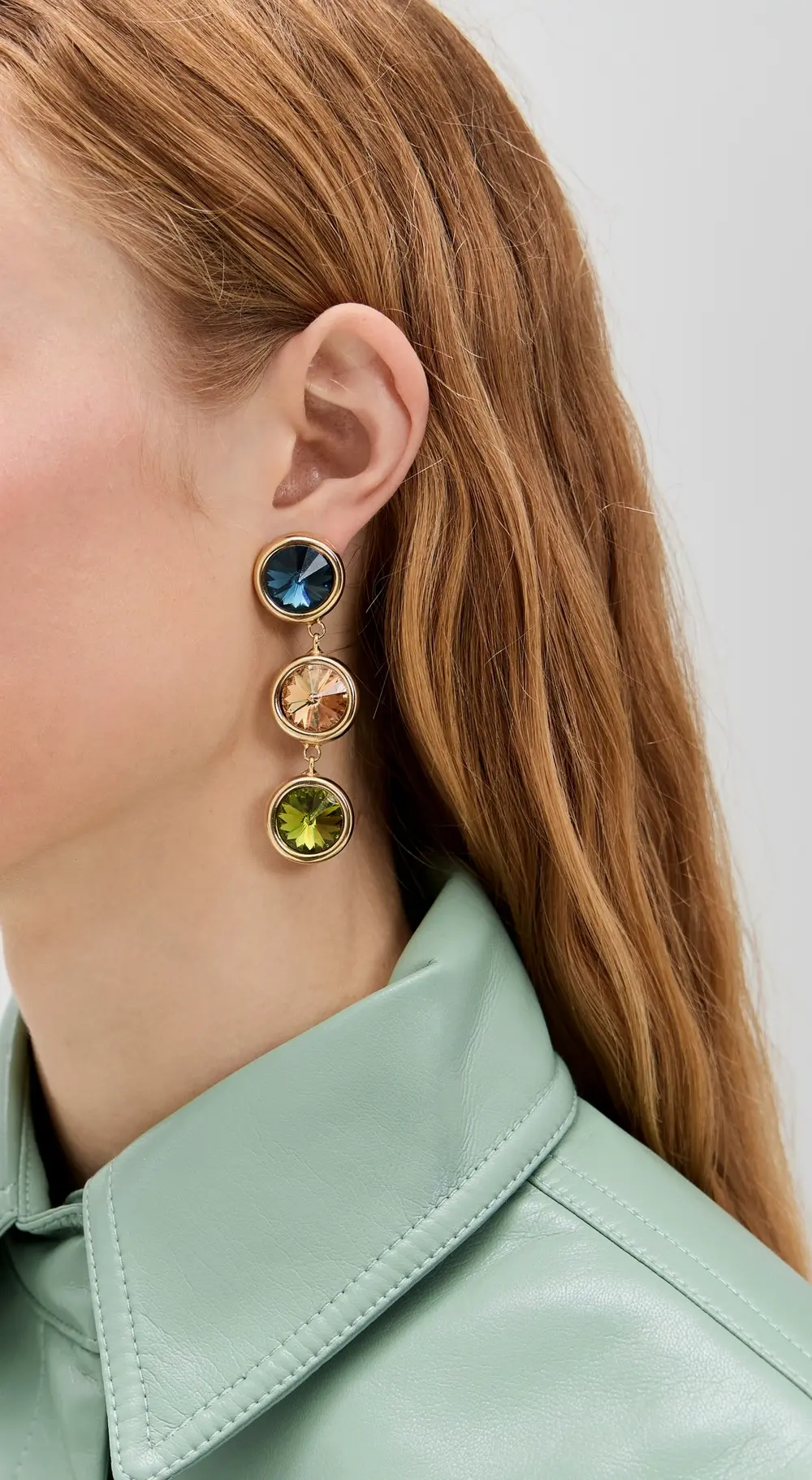 LELET NY Clare Crystal Linear Earrings