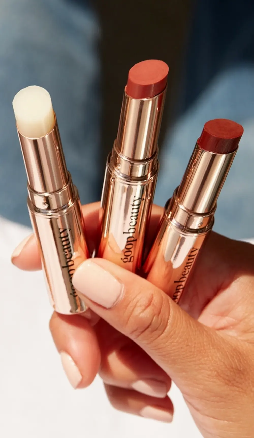 goop beauty Clean Nourishing Lip Balm Trio