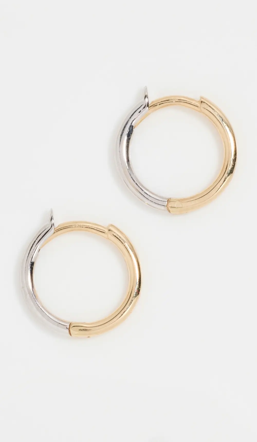 Zoe Chicco 14k Gold 2 Tone Reversible Huggies