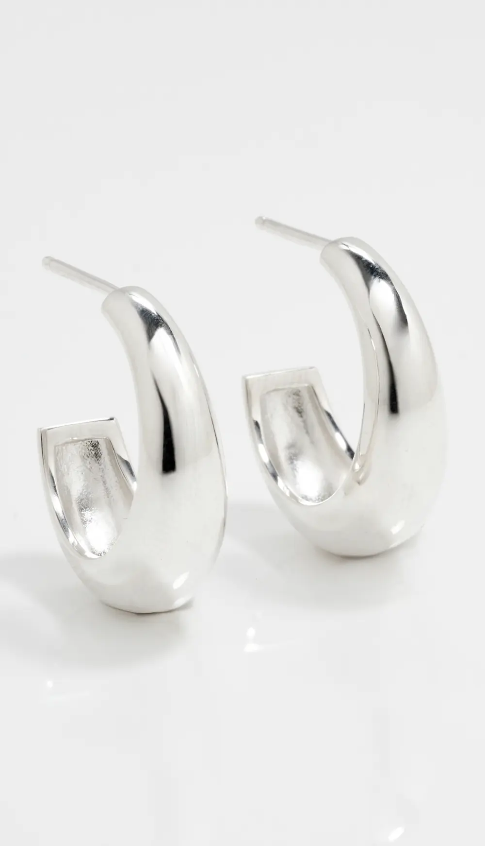 Zoe Chicco Sterling Silver Medium Aura Hoop Earrings