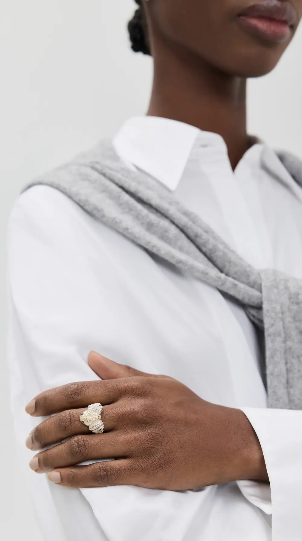 Yvonne Leon Bague Grenouille Jaune Ring