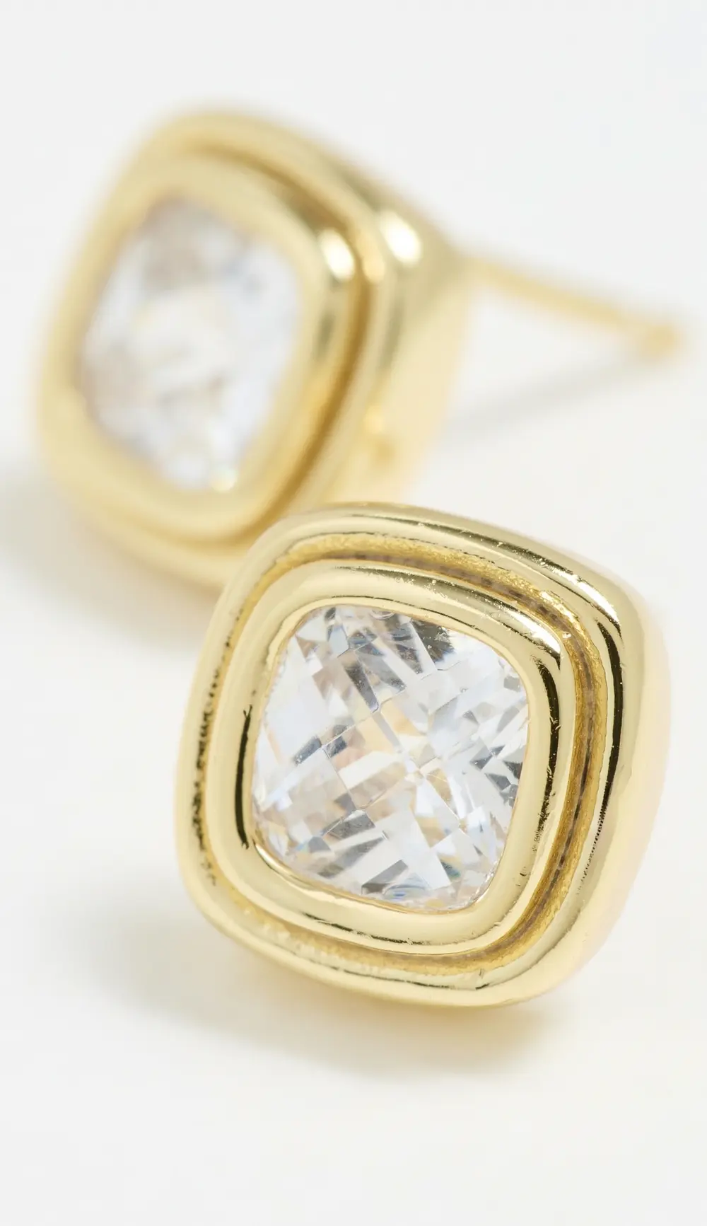 SHASHI Reagan Cushion Stud Earrings