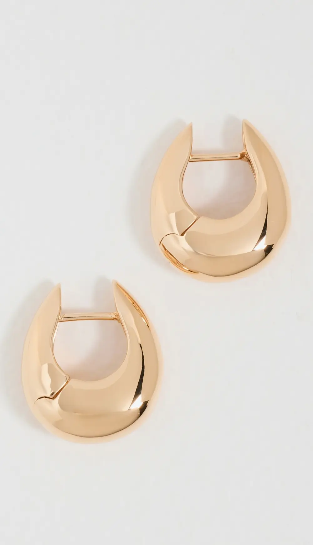 Annika Inez Small Sloping Hinge Hoops