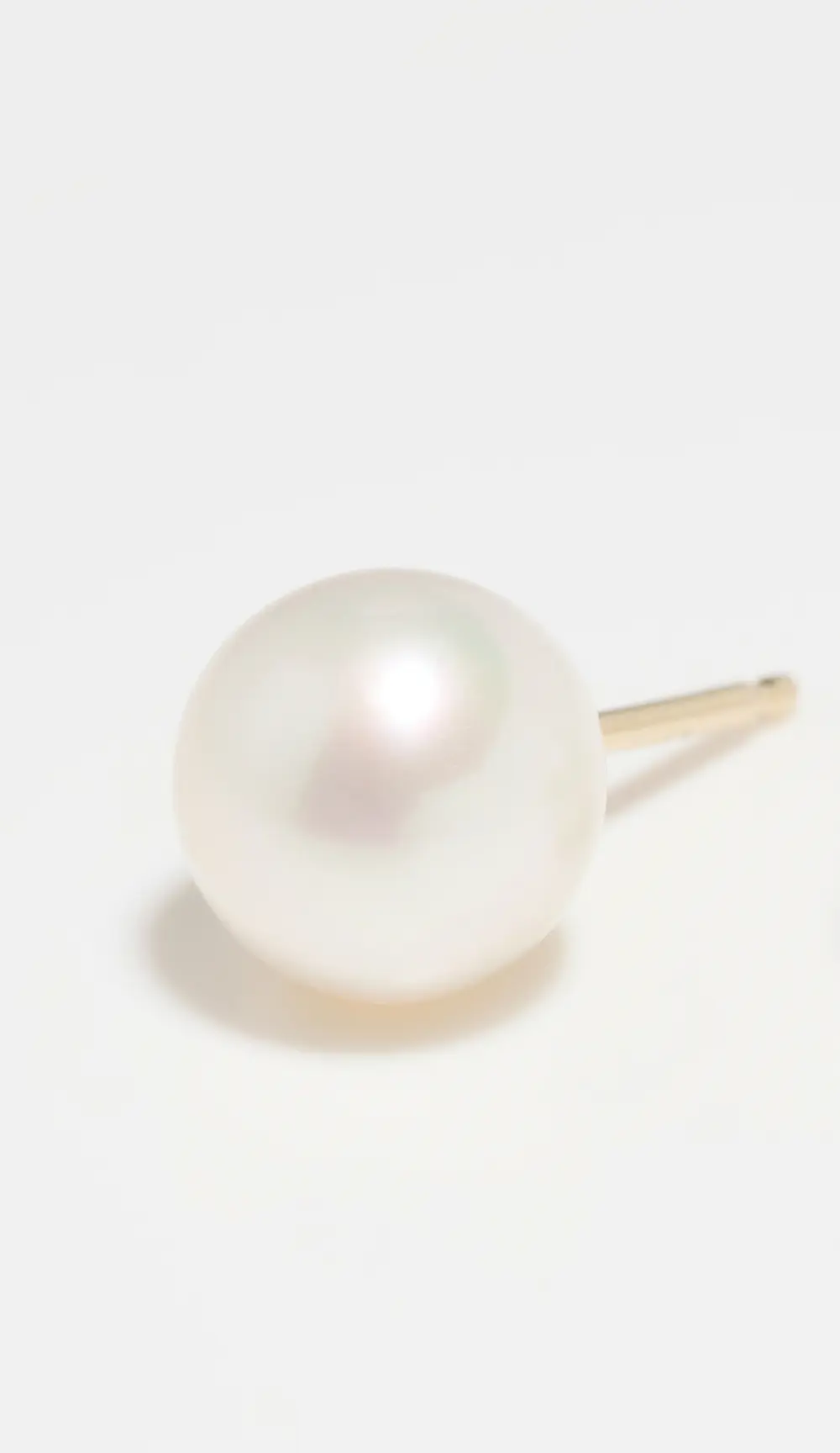 Zoe Chicco 14k Gold 6mm White Freshwater Cultured Pearl Studs