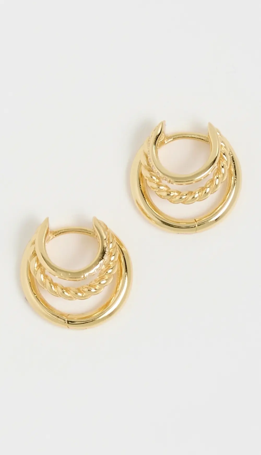 SHASHI Charlee Triple Earrings