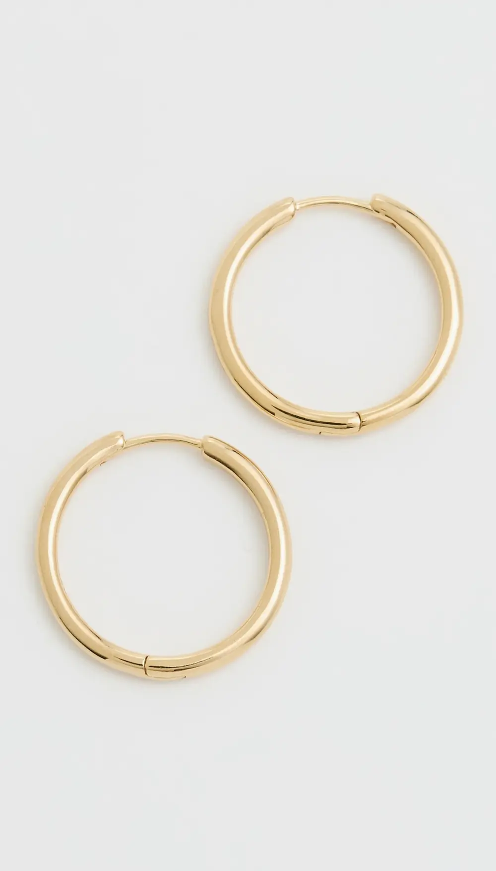 Madewell Demi Skinny Medium Hoop Earrings
