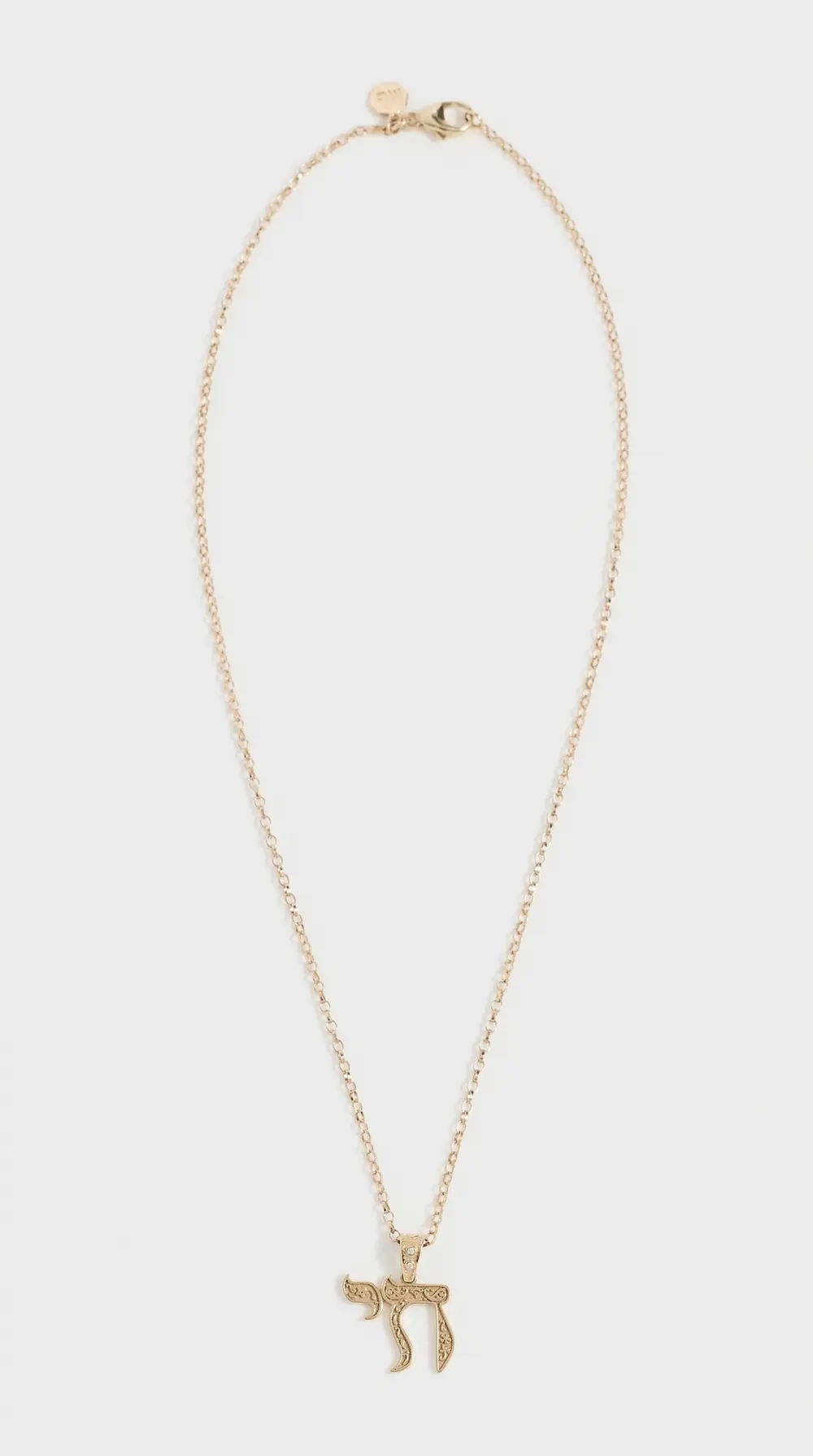 Marlo Laz 14k Mini Chai Necklace