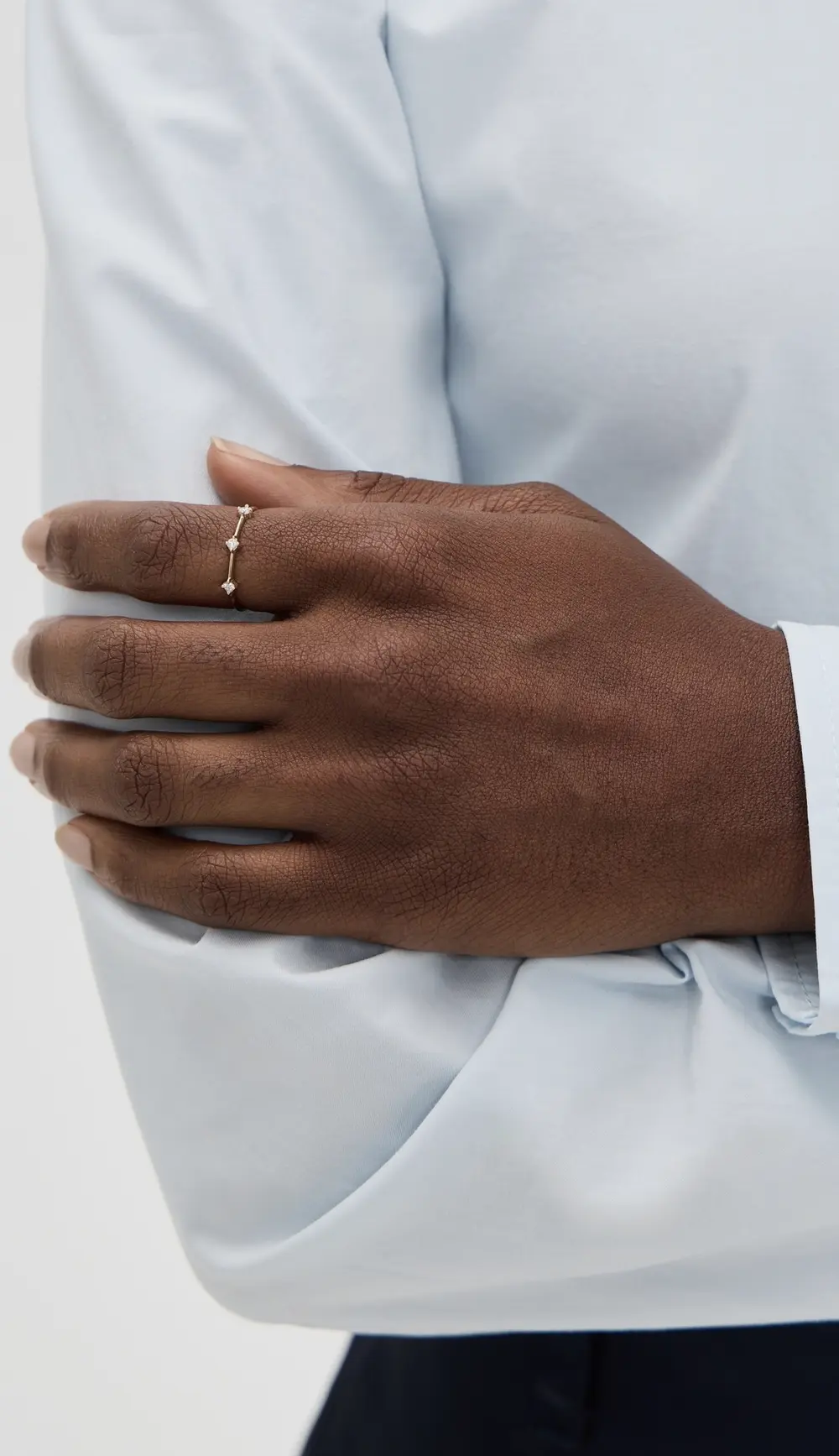 Zoe Chicco 14k Gold Diamond Dash Ring