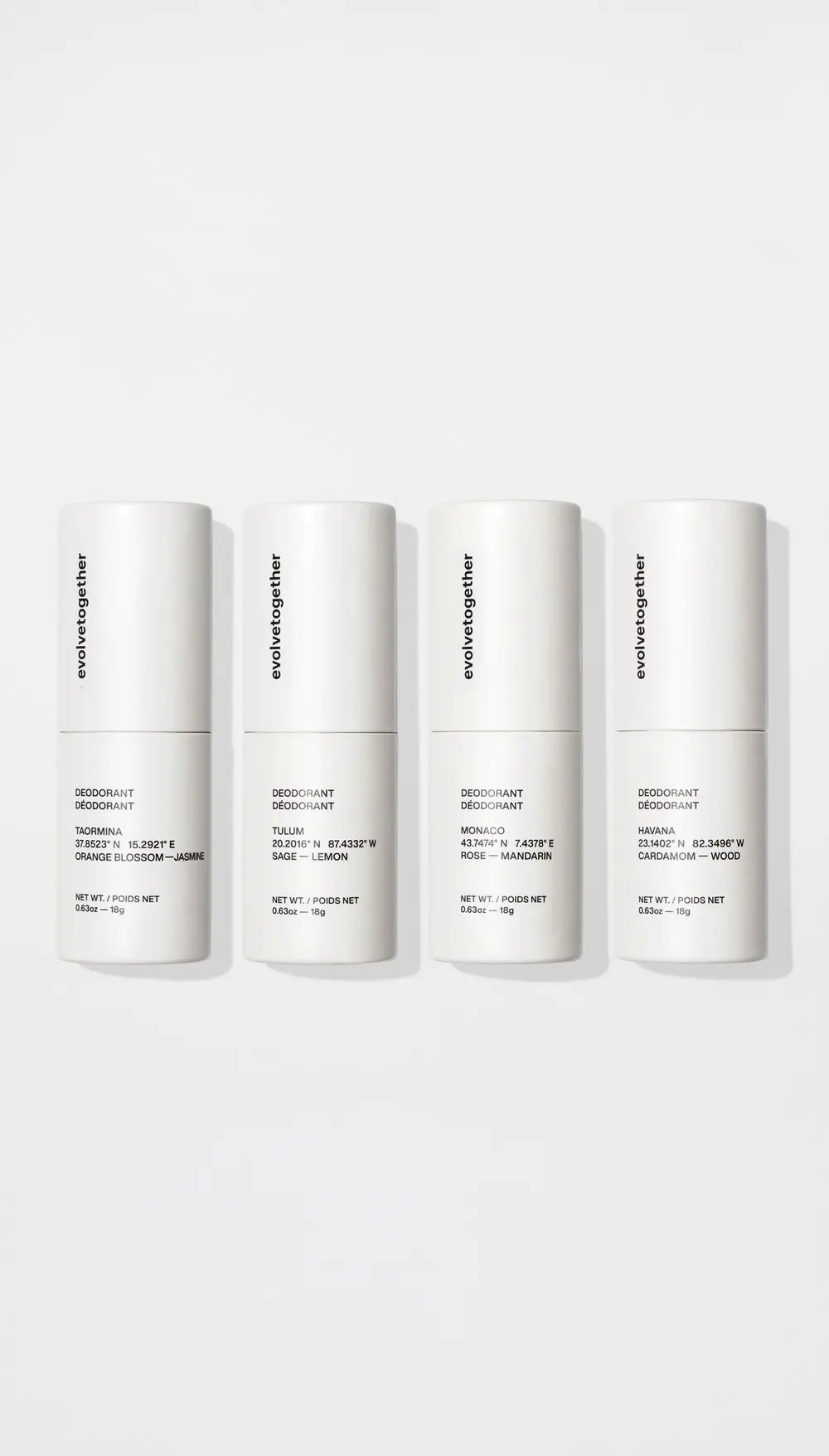 evolvetogether Deodorant Discovery Set