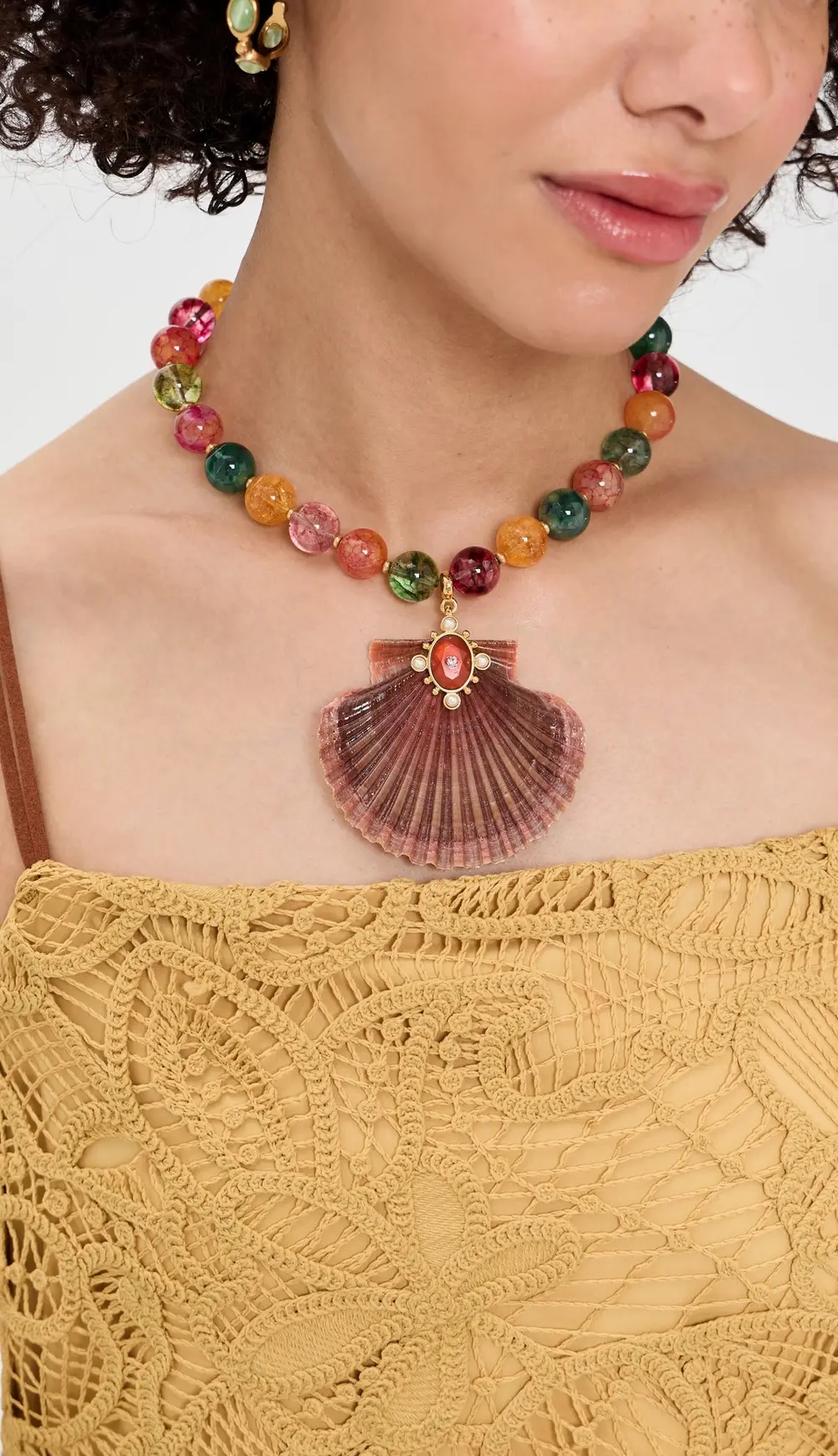 Brinker + Eliza Electric Bloom Necklace
