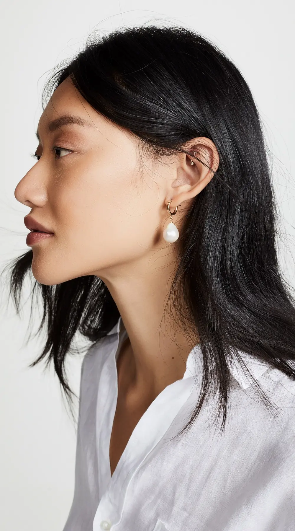 Brinker + Eliza Back To Basics Huggie Earrings