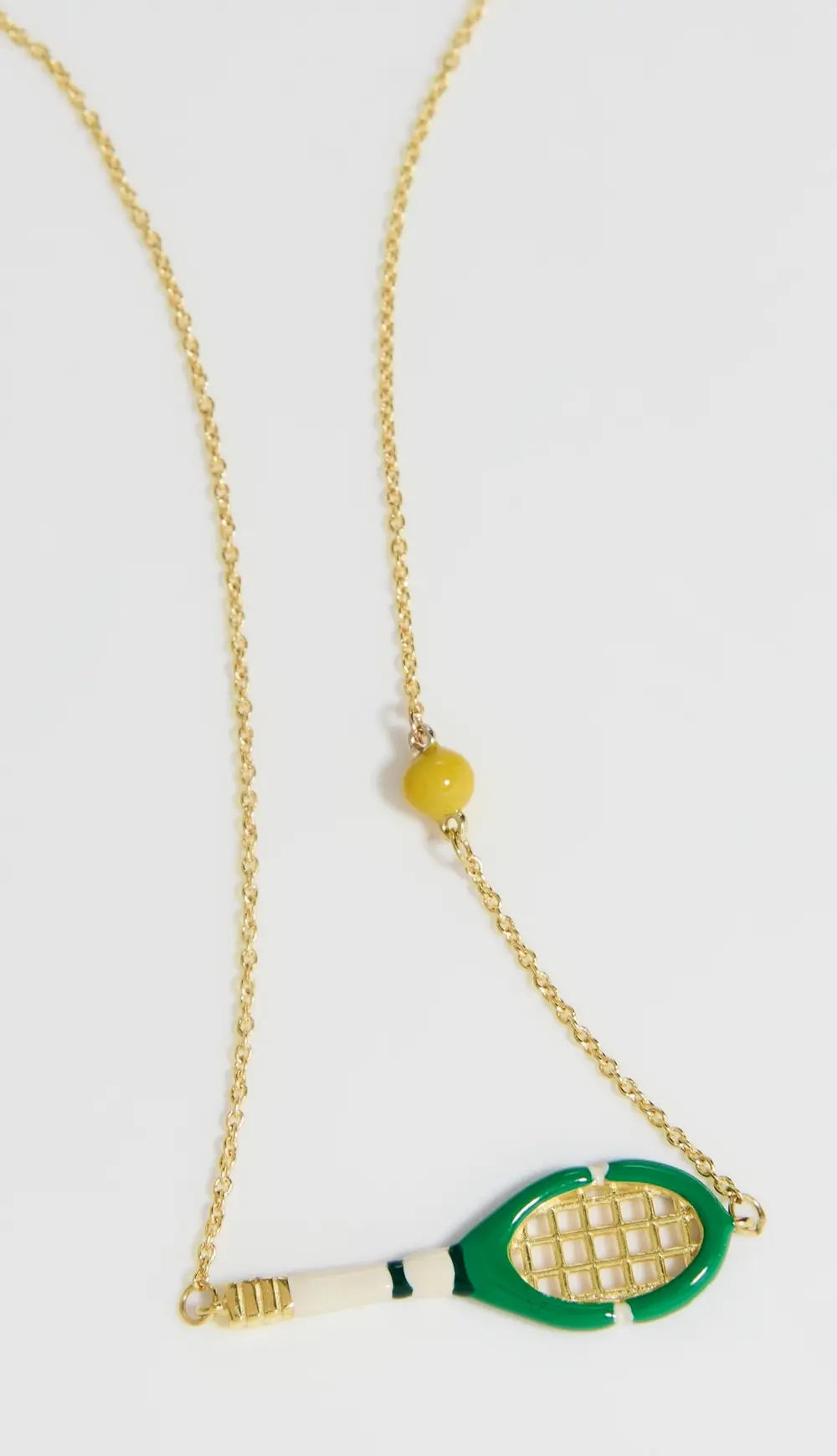 ALIITA Tennis Pelota Enamel Necklace
