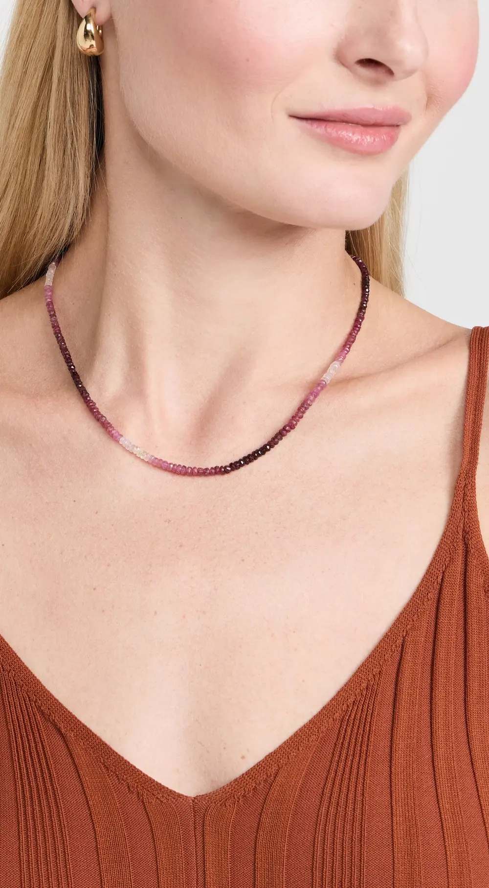 JIA JIA 14k Ombre Ruby Necklace