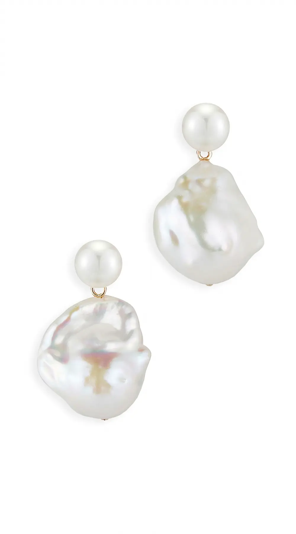 Mateo Duality Pearl Drop Earrings