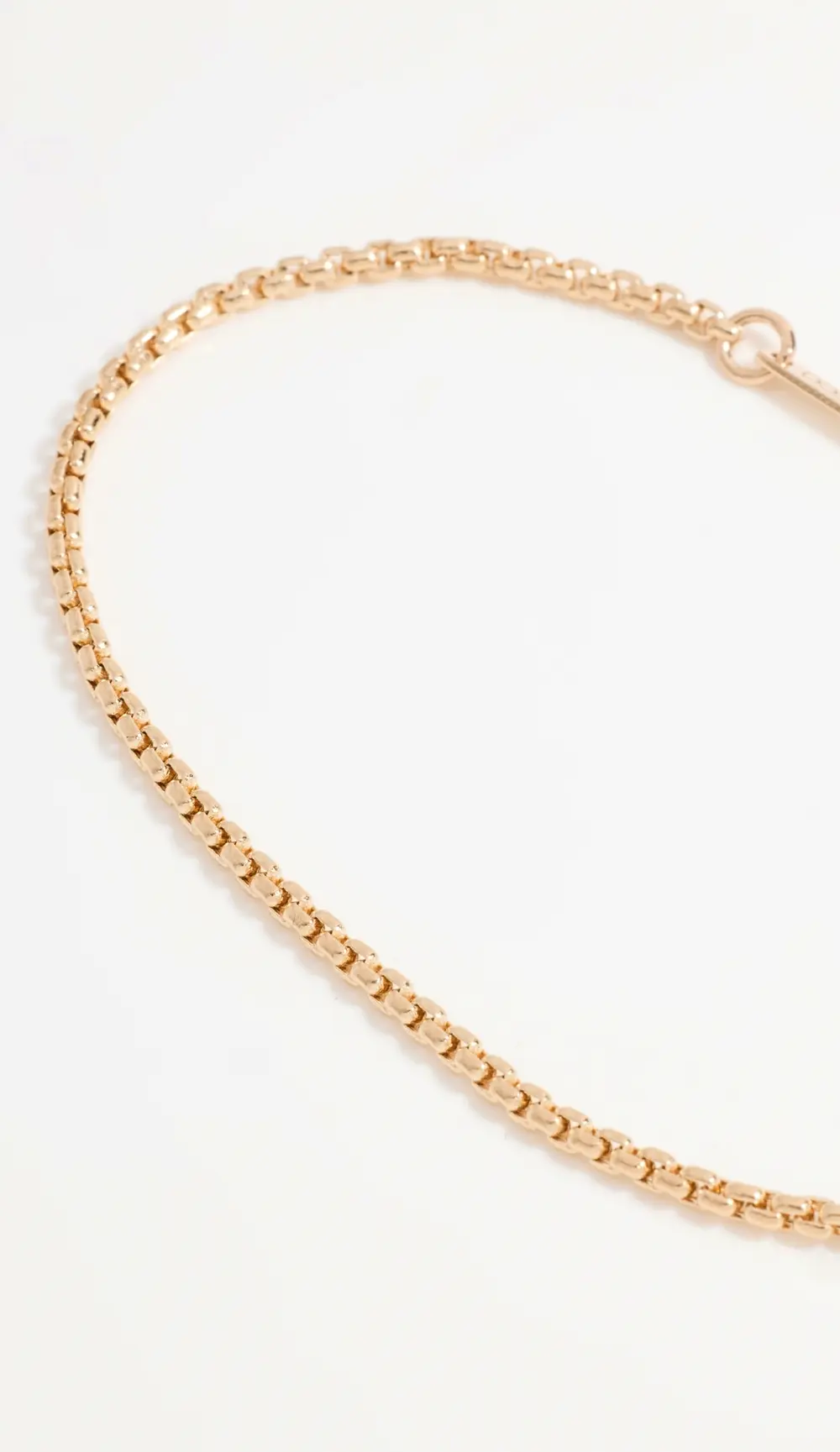 Zoe Chicco 14k Gold Small Box Chain Bracelet